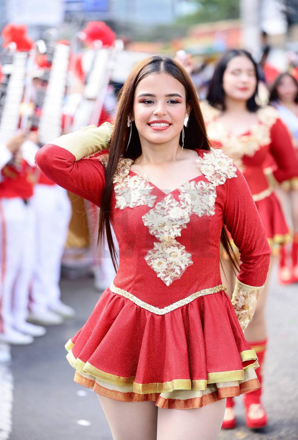 Abigaíl Ortega, del Liceo Morazánico, una de las palillonas que más impactó en SPS