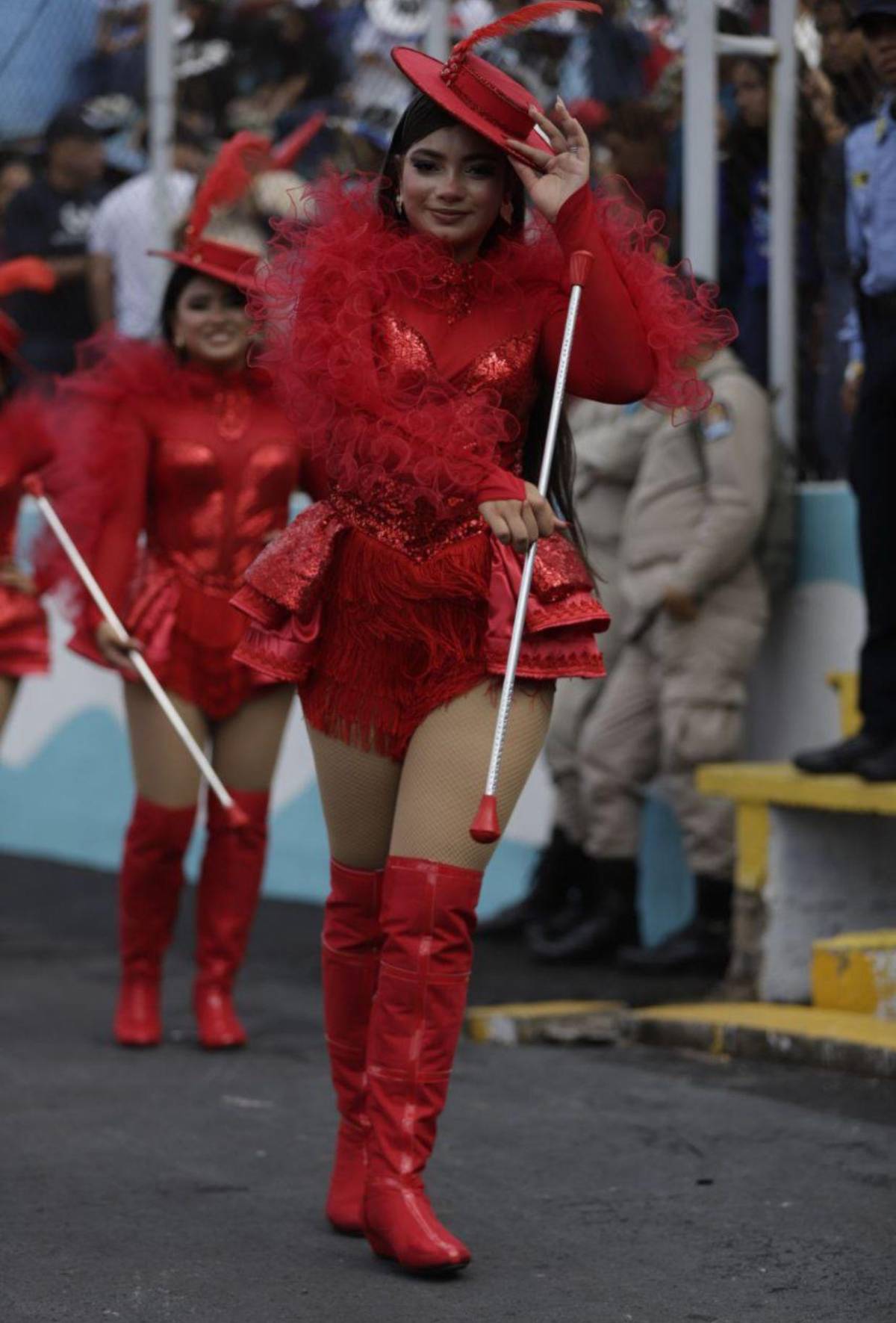 Saylin Bonilla, del Vuelo de Águila, se roba las miradas en el Estadio Nacional