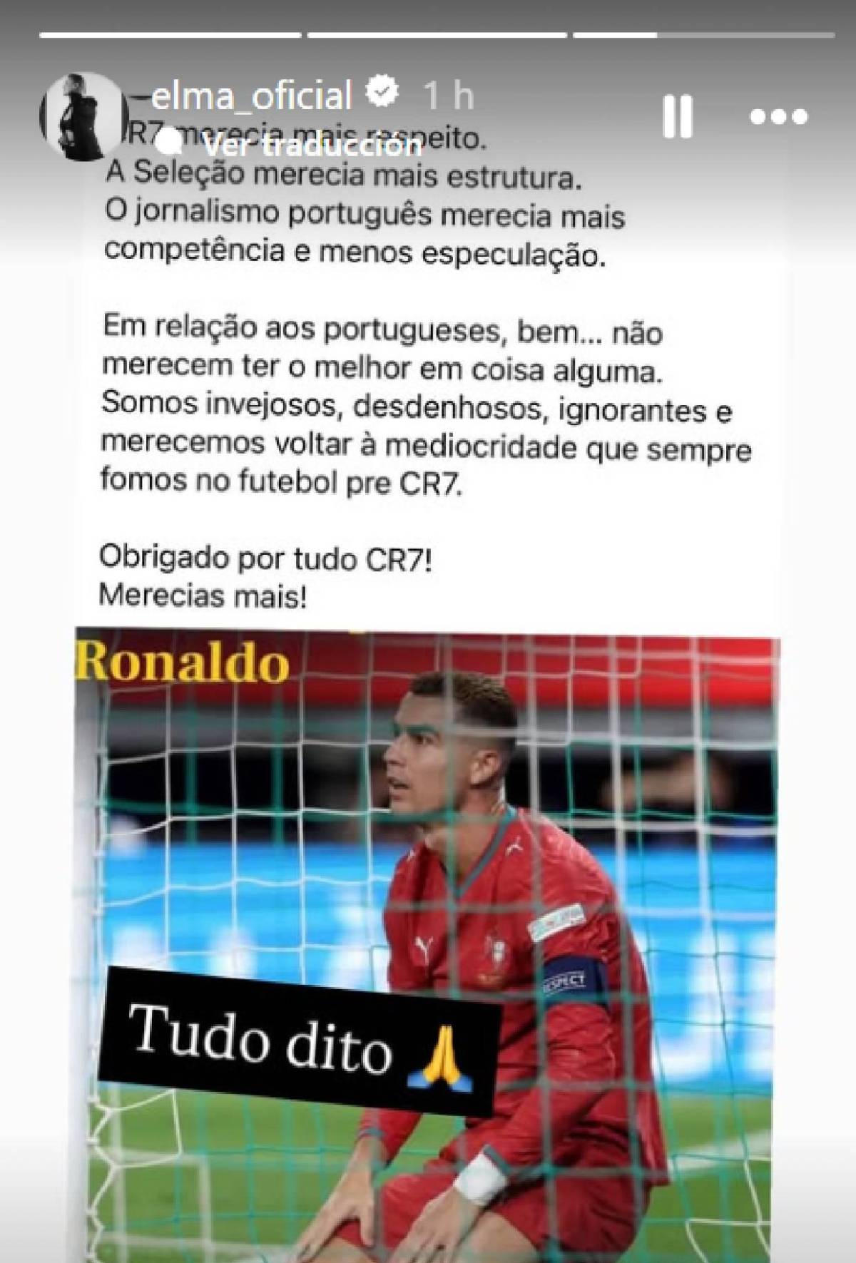 Hermana de Cristiano Ronaldo explota en redes sociales: Su mensaje contra Selección de Portugal