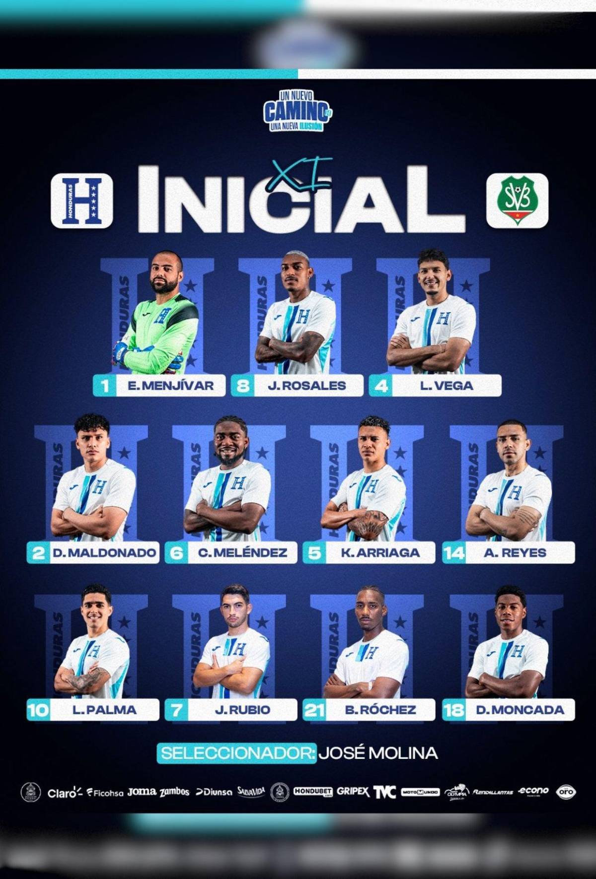 ¡Uno vuelve tras cuatro años de ausencia! El 11 confirmado de Honduras ante Surinam