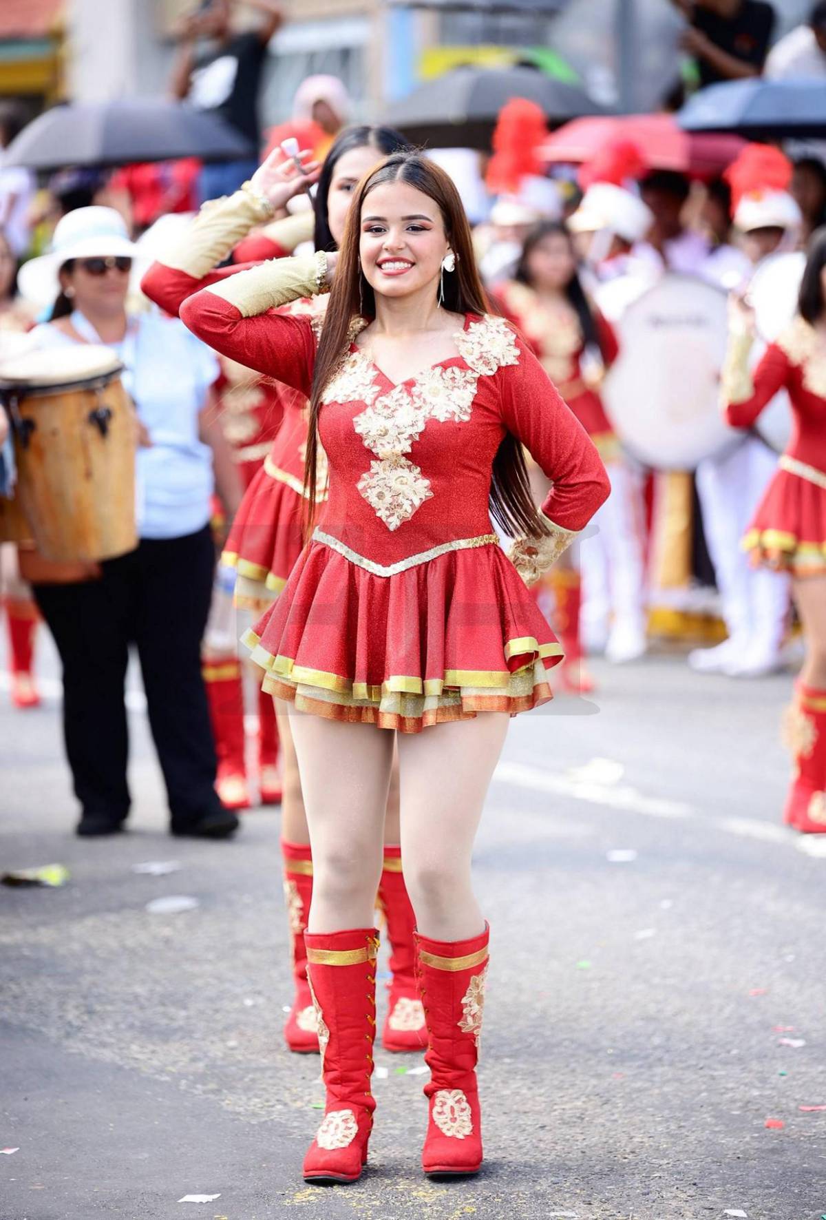 Abigaíl Ortega, del Liceo Morazánico, una de las palillonas que más impactó en SPS