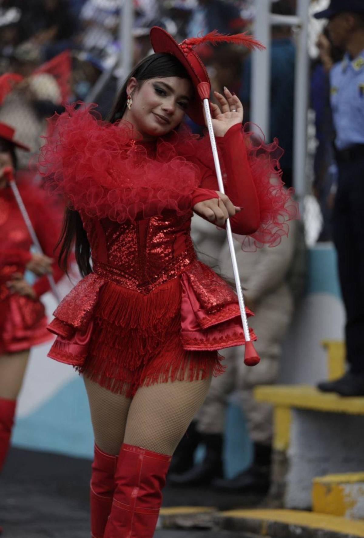 Saylin Bonilla, del Vuelo de Águila, se roba las miradas en el Estadio Nacional