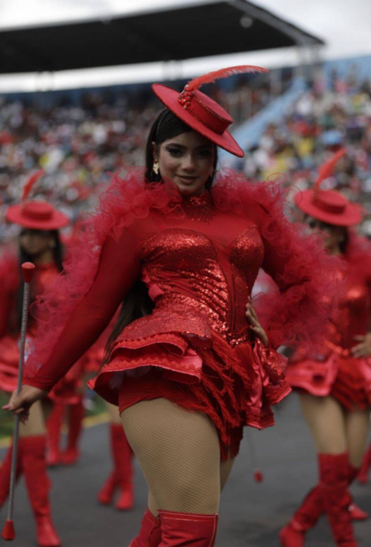 Saylin Bonilla, del Vuelo de Águila, se roba las miradas en el Estadio Nacional