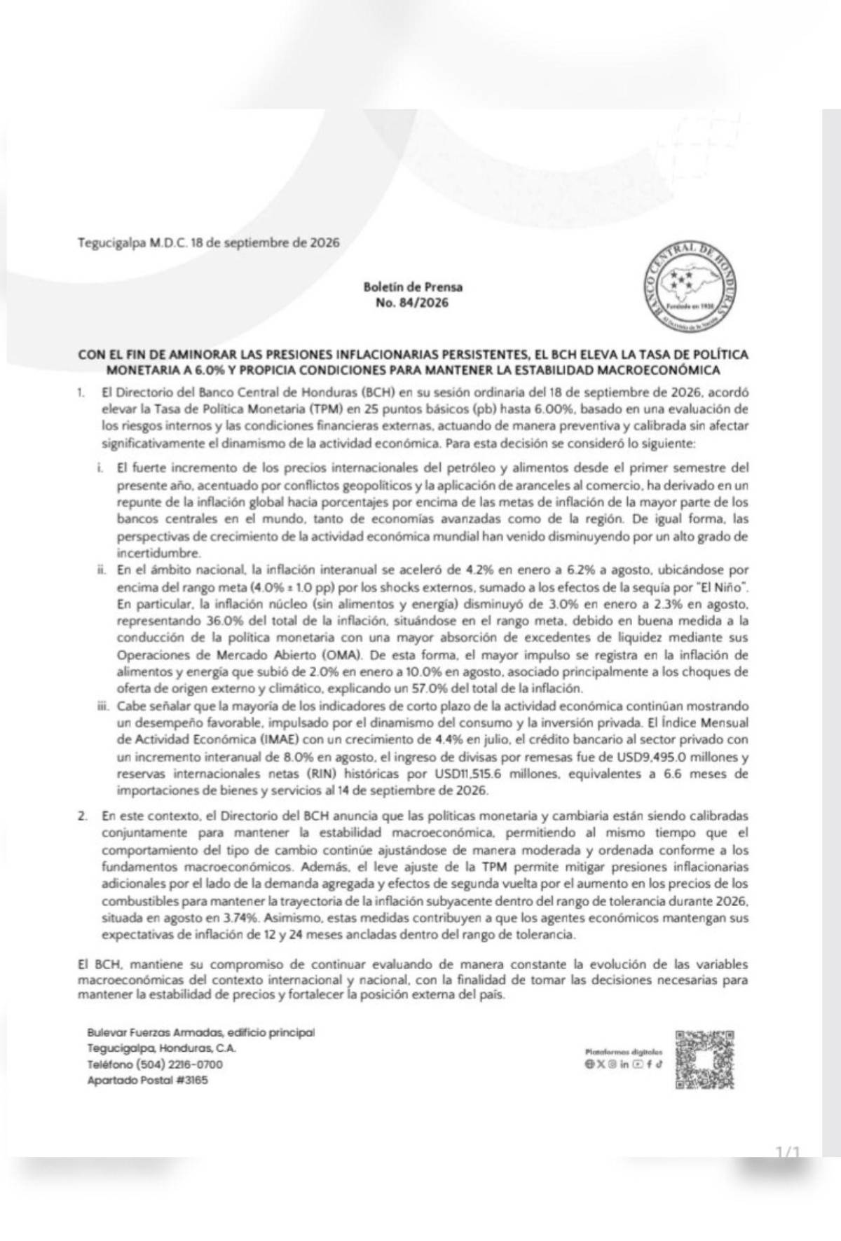 Subirán tasas de interés en bancos: ¿en qué afectará el aumento a la Tasa de Política Monetaria?