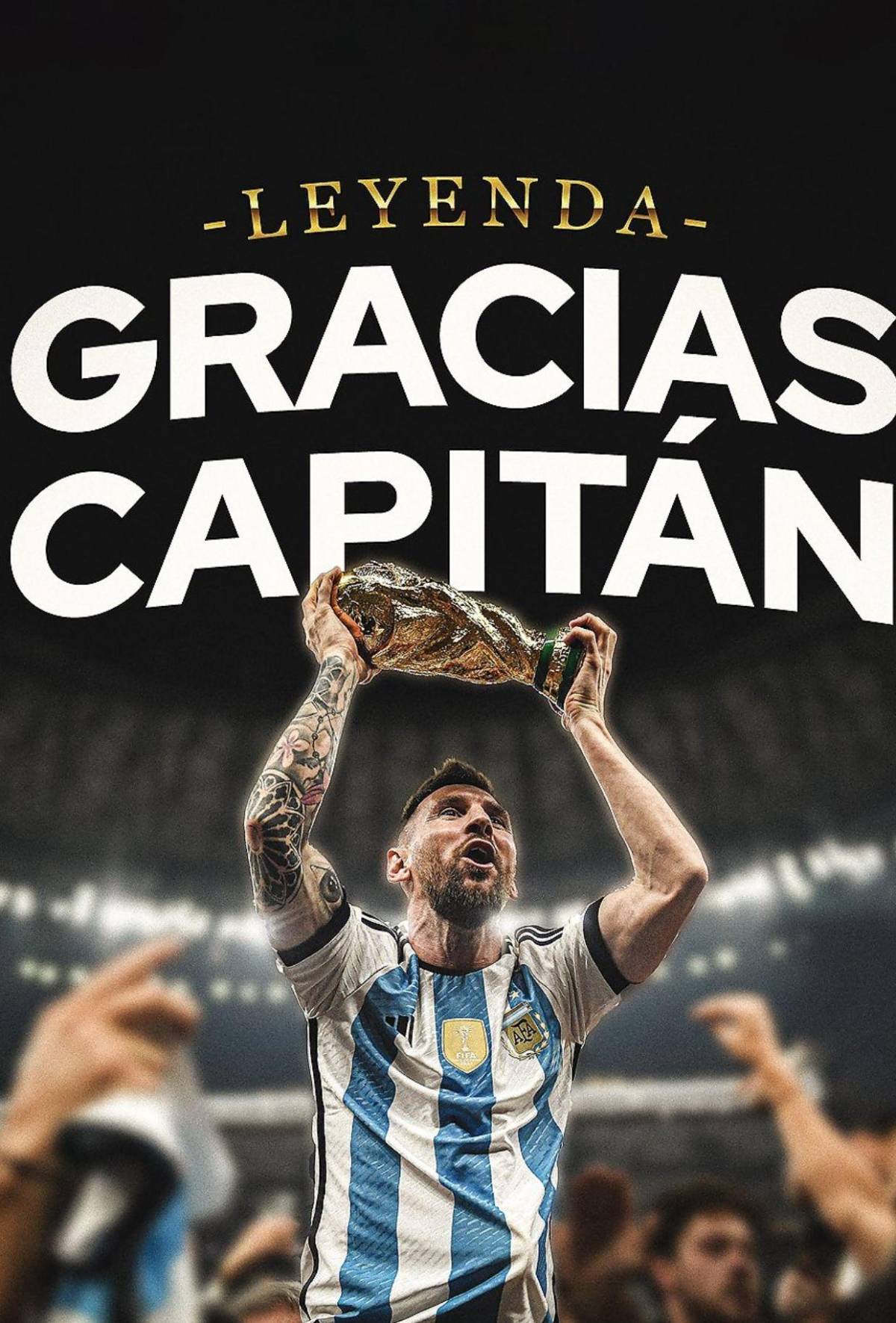 Infantino se rinde ante él: reacciones tras retiro de Messi de la Selección de Argentina