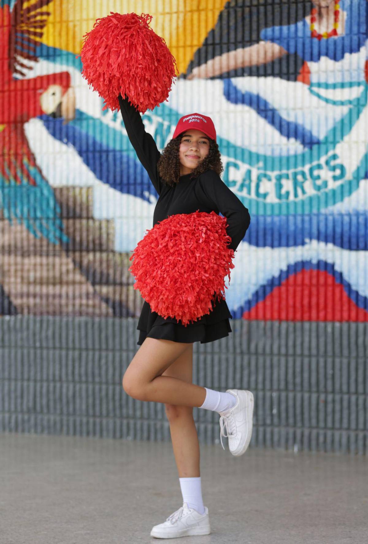 Ellas son las pomponeras del Instituto Central Vicente Cáceres este 2025: conócelas