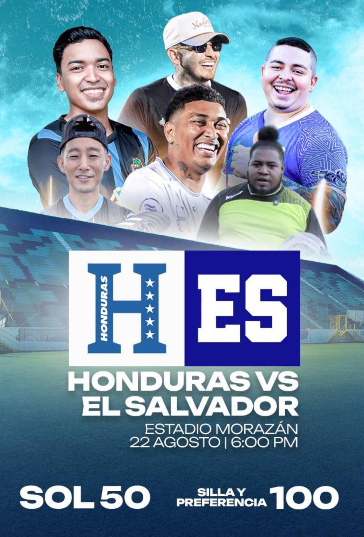 ¡Nasralla estará! Boletos y quién es el nuevo DT para juego de tiktokers Honduras vs El Salvador