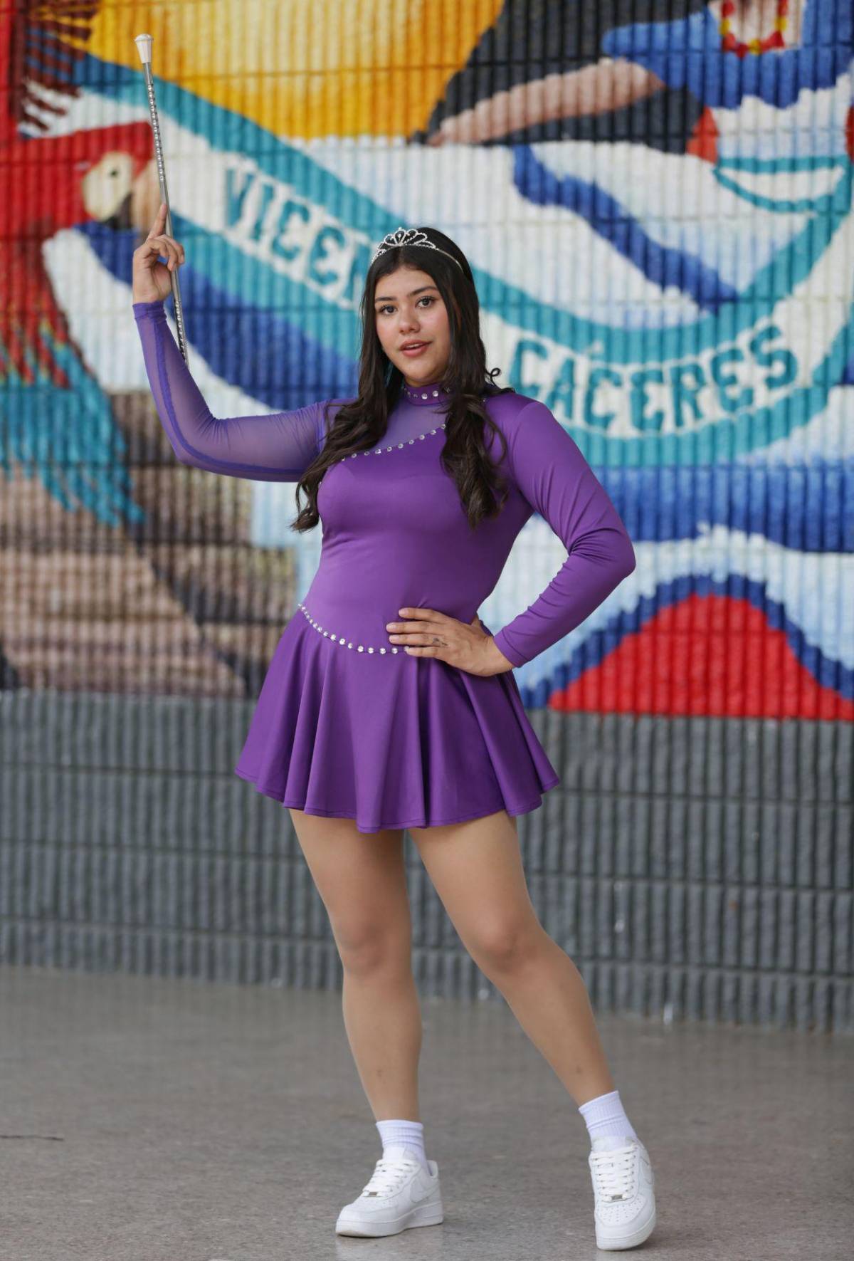 Palillonas del Central Vicente Cáceres se preparan para deslumbrar el 15 de septiembre