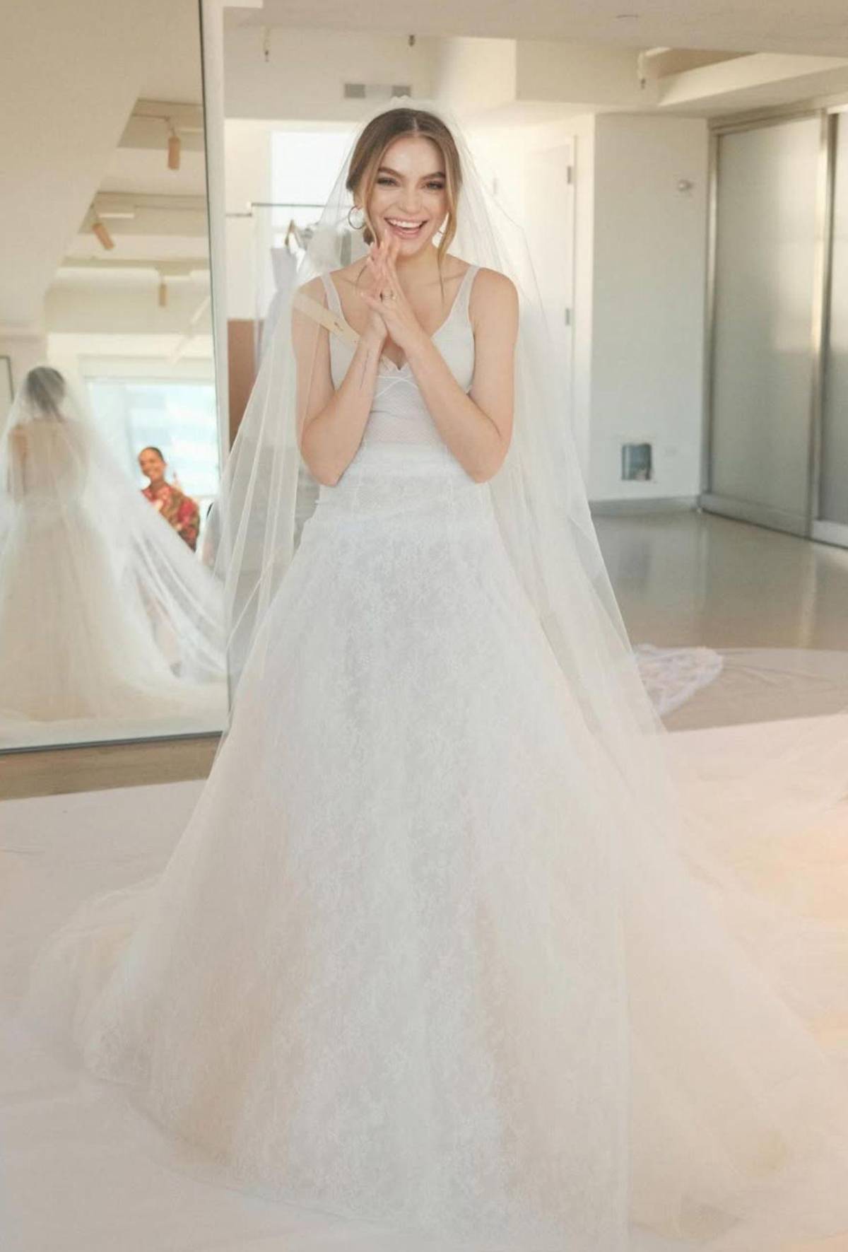 El proceso detrás del vestido nupcial de Sofía Castro, al detalle