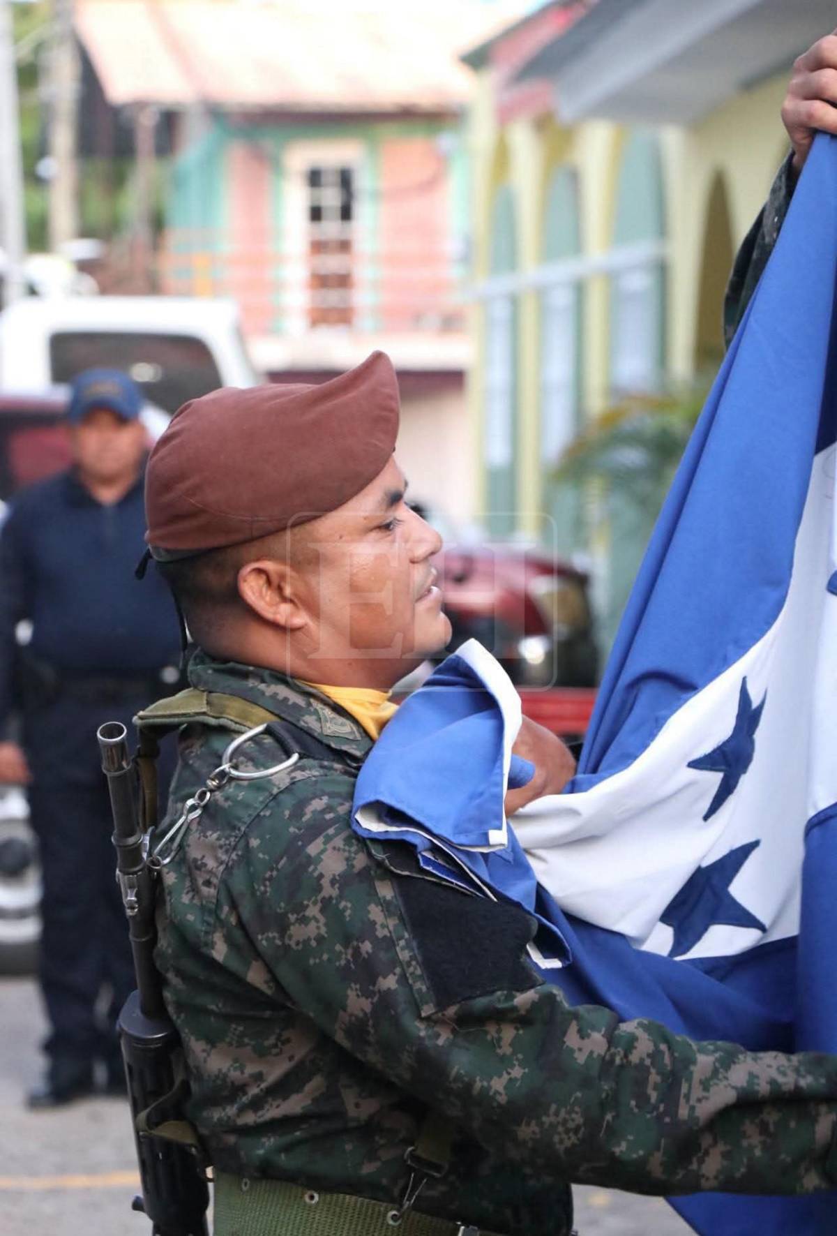 Con orgullo por Honduras,  Marcovia conmemora Día de la Bandera Nacional