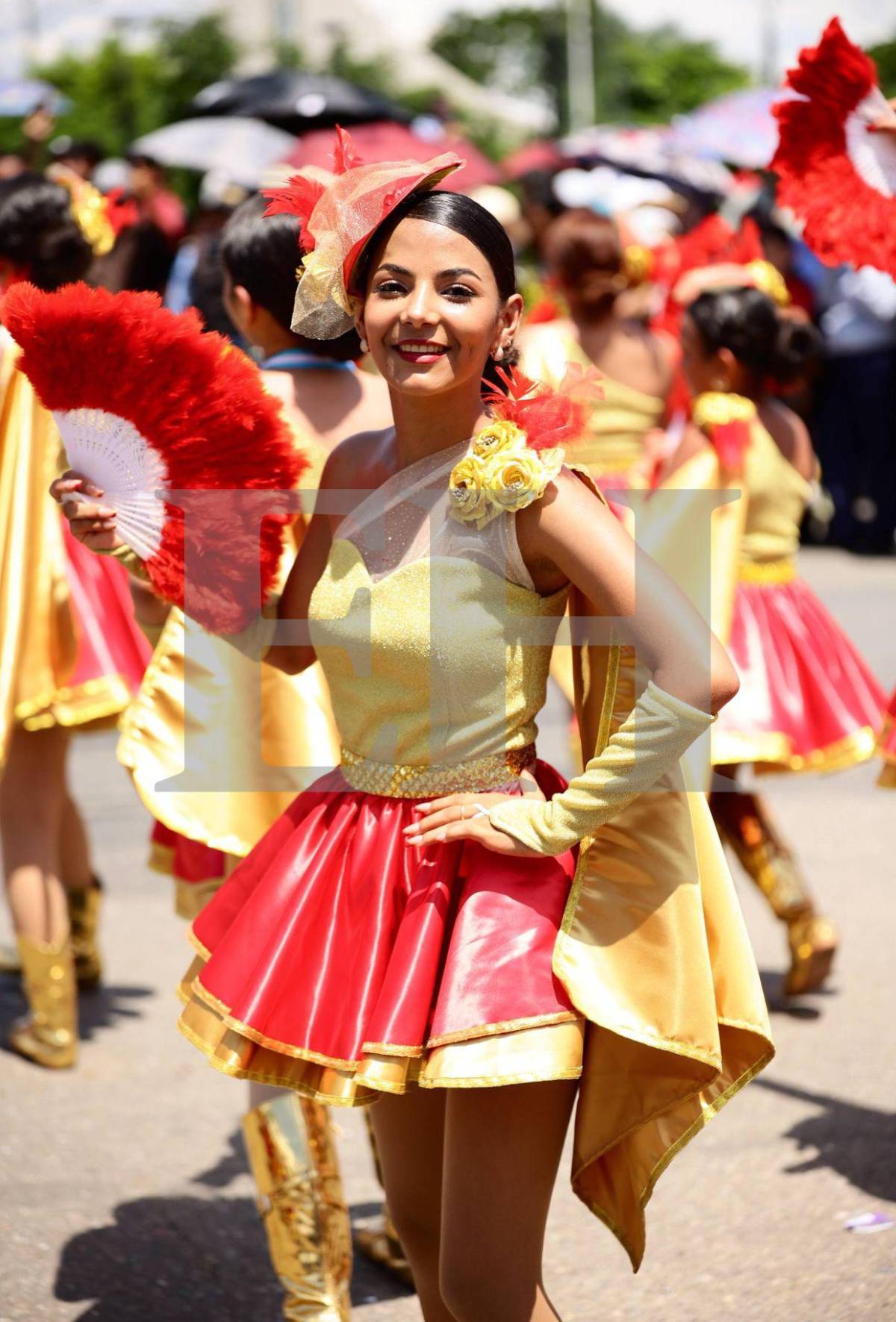 Las palillonas más bellas de los desfiles en San Pedro Sula este 2025