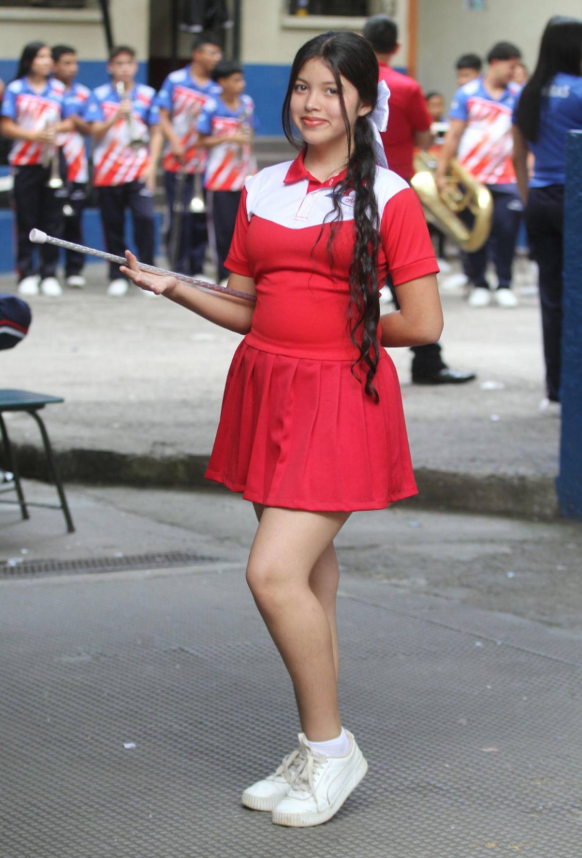 ¿Cómo está integrado el cuadro de palillonas del Liceo San Juan para los desfiles 2025?