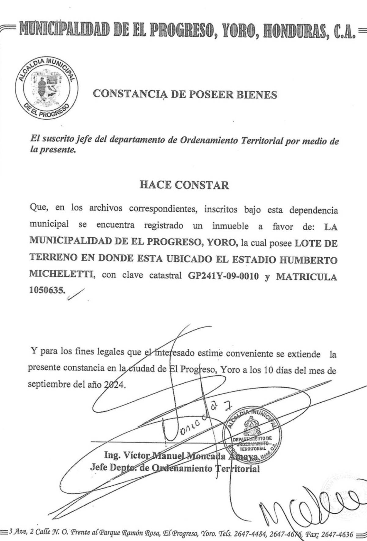 ¿Hubo disparos? Condepor anuncia suspensión de obras en estadio de El Progreso