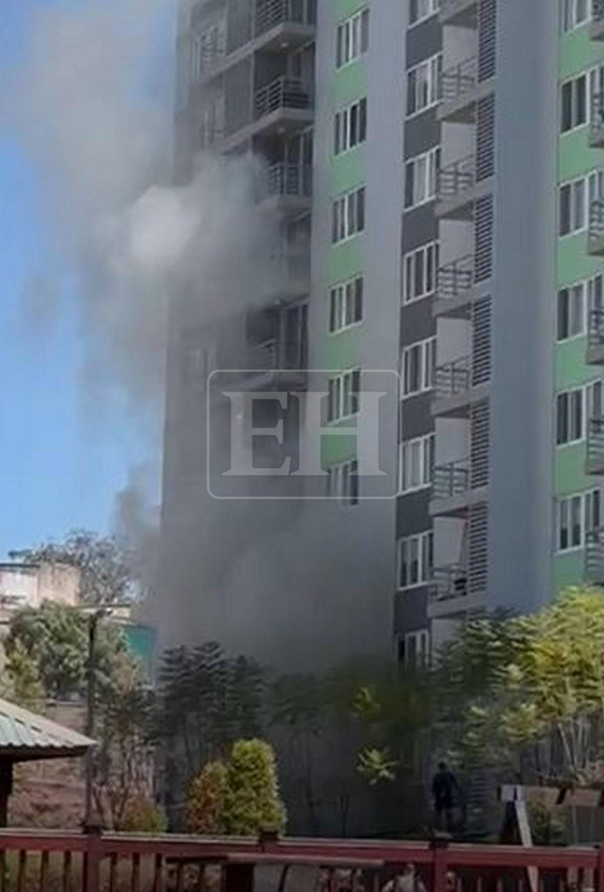 Los destrozos de la explosión en torre de condominios en la capital