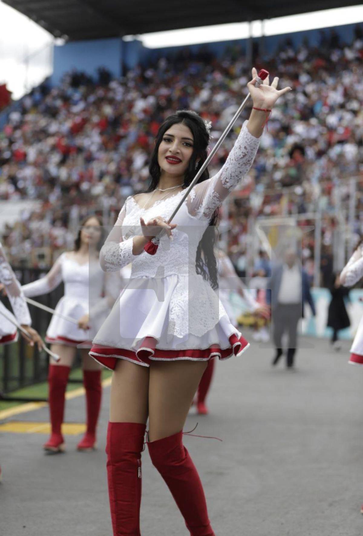 Las palillonas con los rostros más hermosos en los desfiles del 15 de septiembre en Tegucigalpa