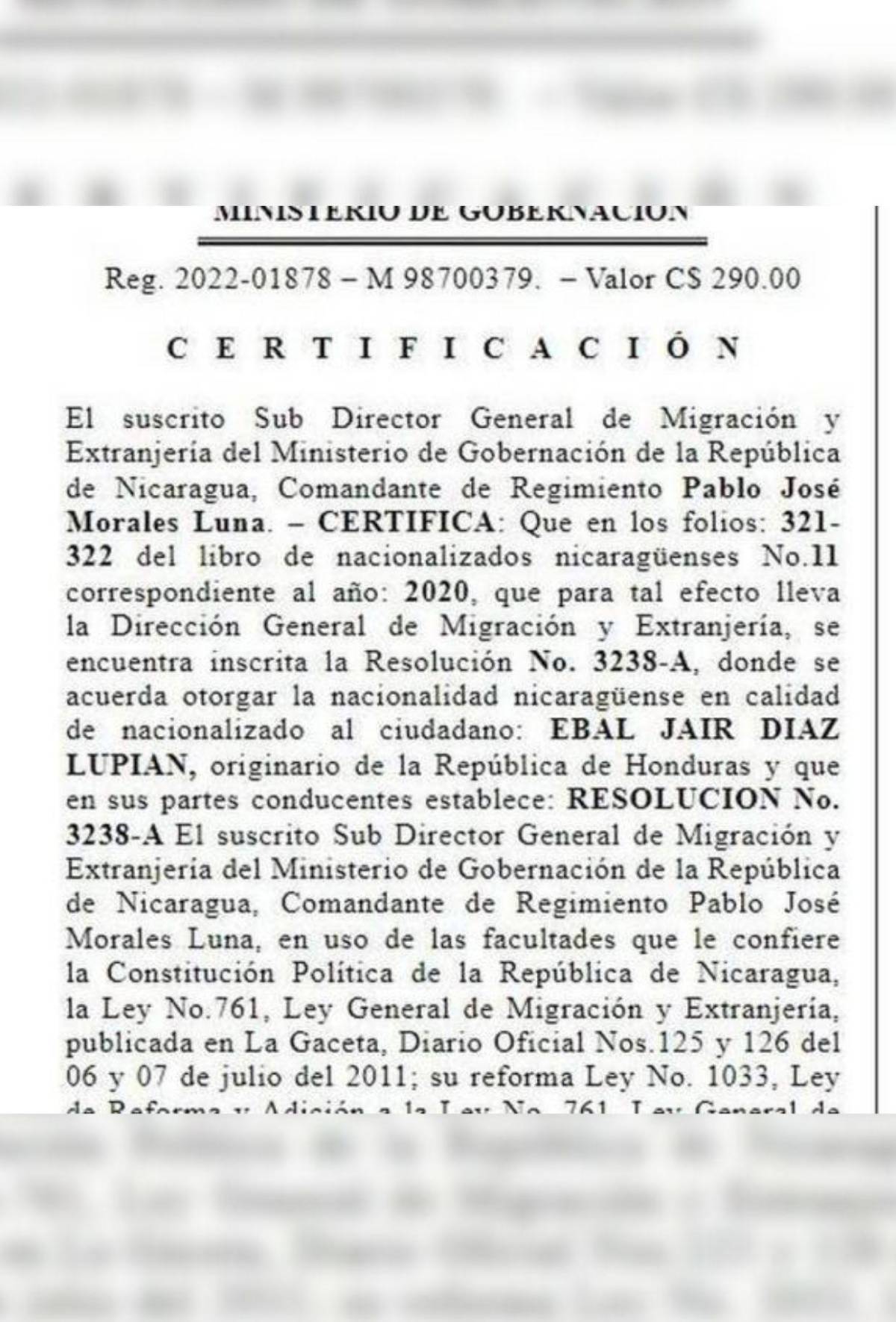 ¿Qué ha sido de la vida de Ebal Díaz en Nicaragua?