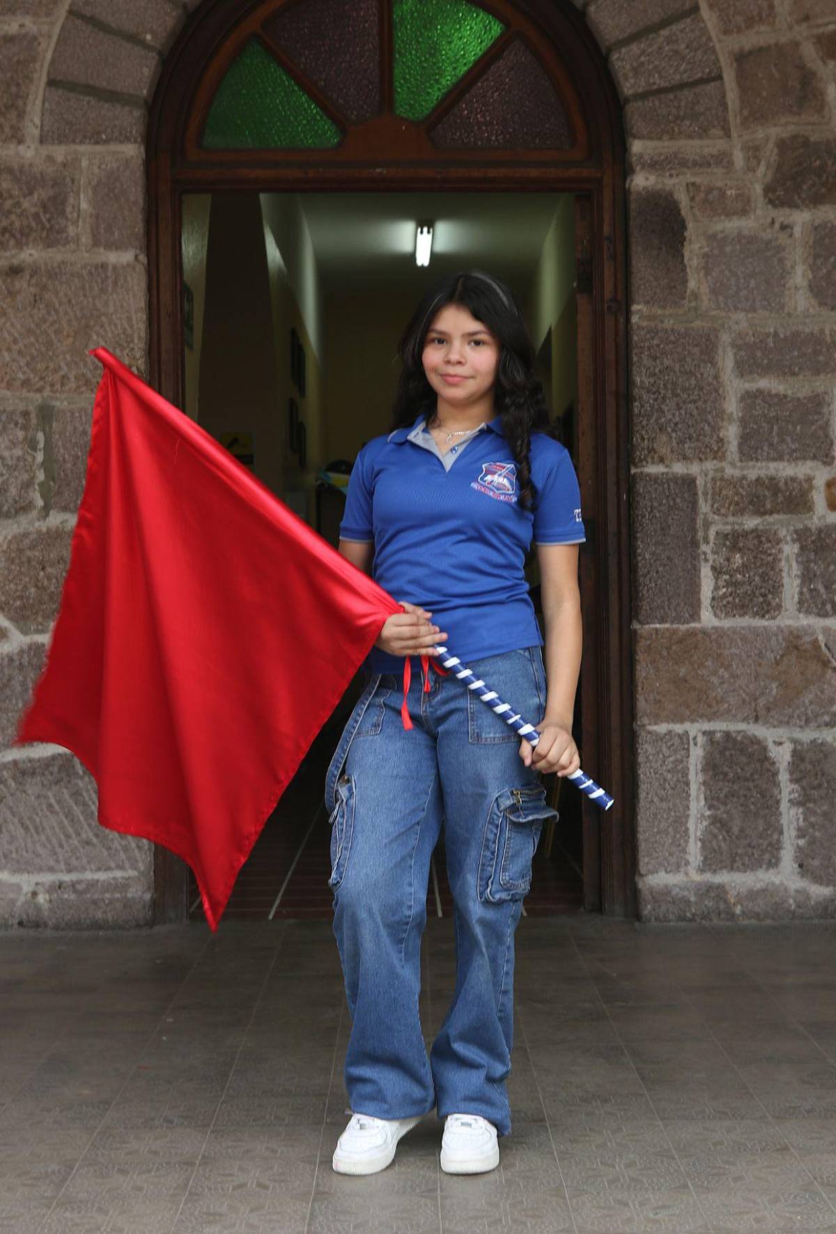 Instituto Liceo San Juan incorpora cuadro artístico 'Color Guard' en los desfiles patrios