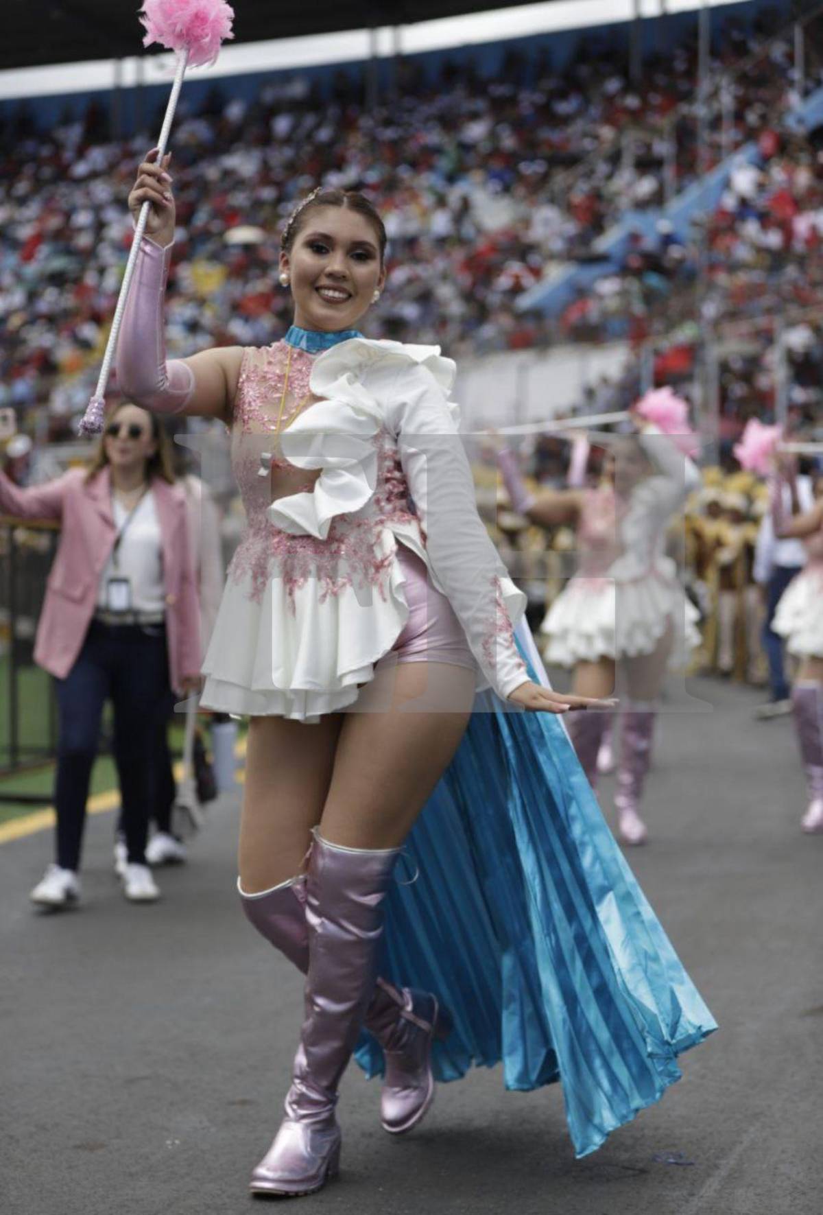Las palillonas con los rostros más hermosos en los desfiles del 15 de septiembre en Tegucigalpa