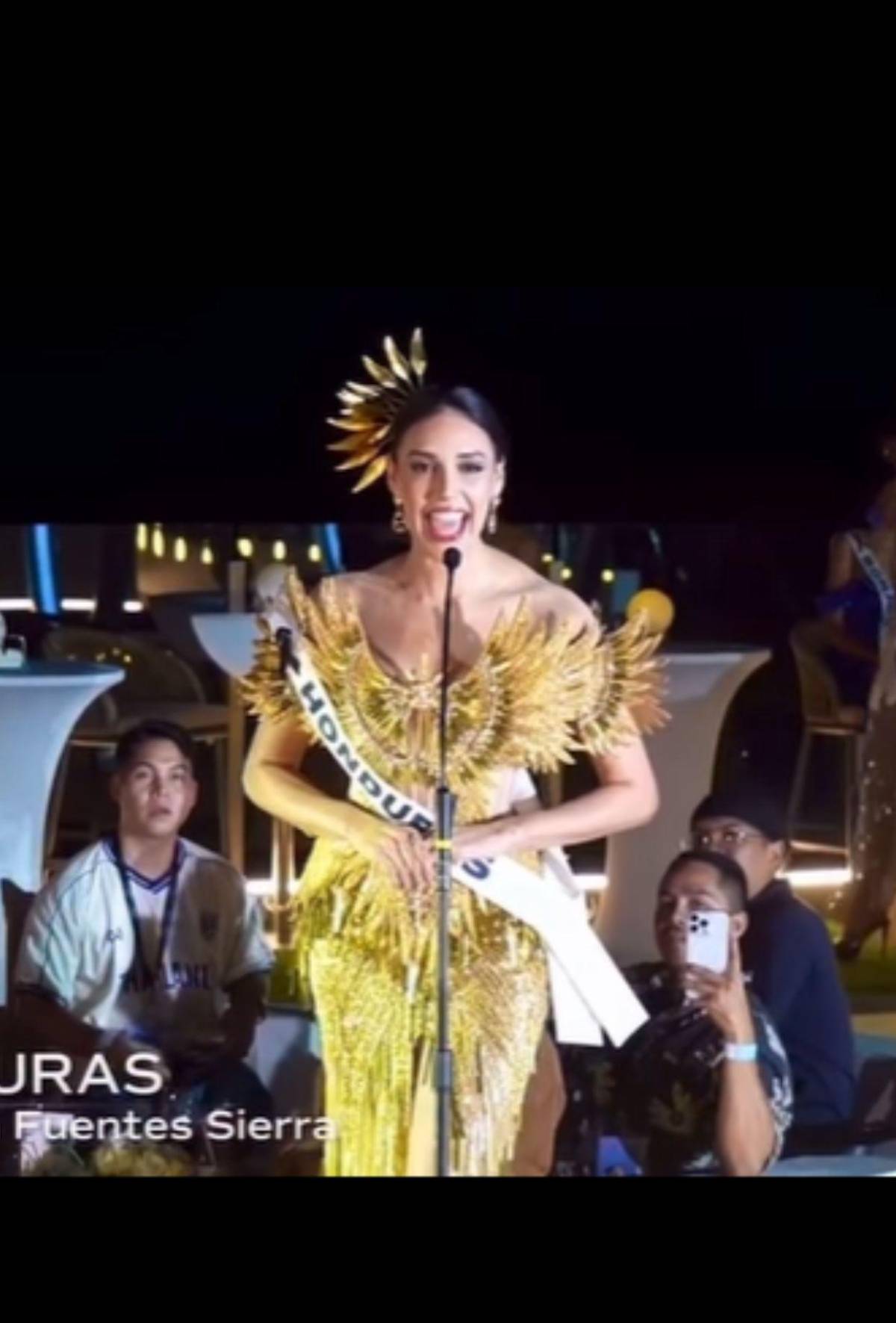 Alejandra Fuentes, Miss Honduras 2025, deslumbra con su atuendo en cena de gala
