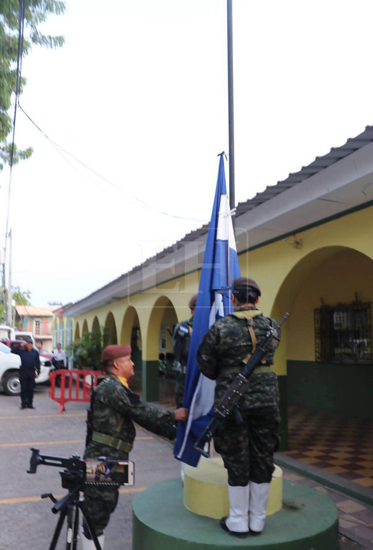 Con orgullo por Honduras,  Marcovia conmemora Día de la Bandera Nacional
