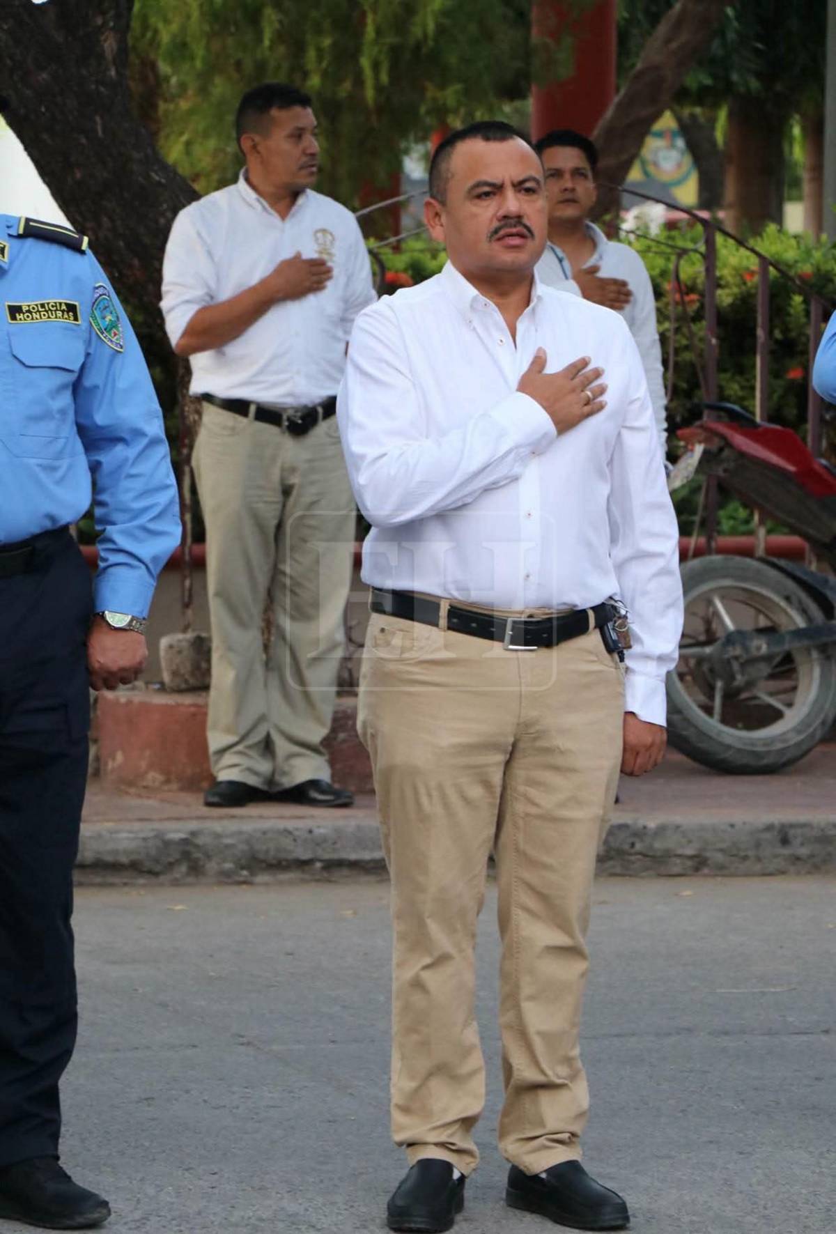 Con orgullo por Honduras,  Marcovia conmemora Día de la Bandera Nacional