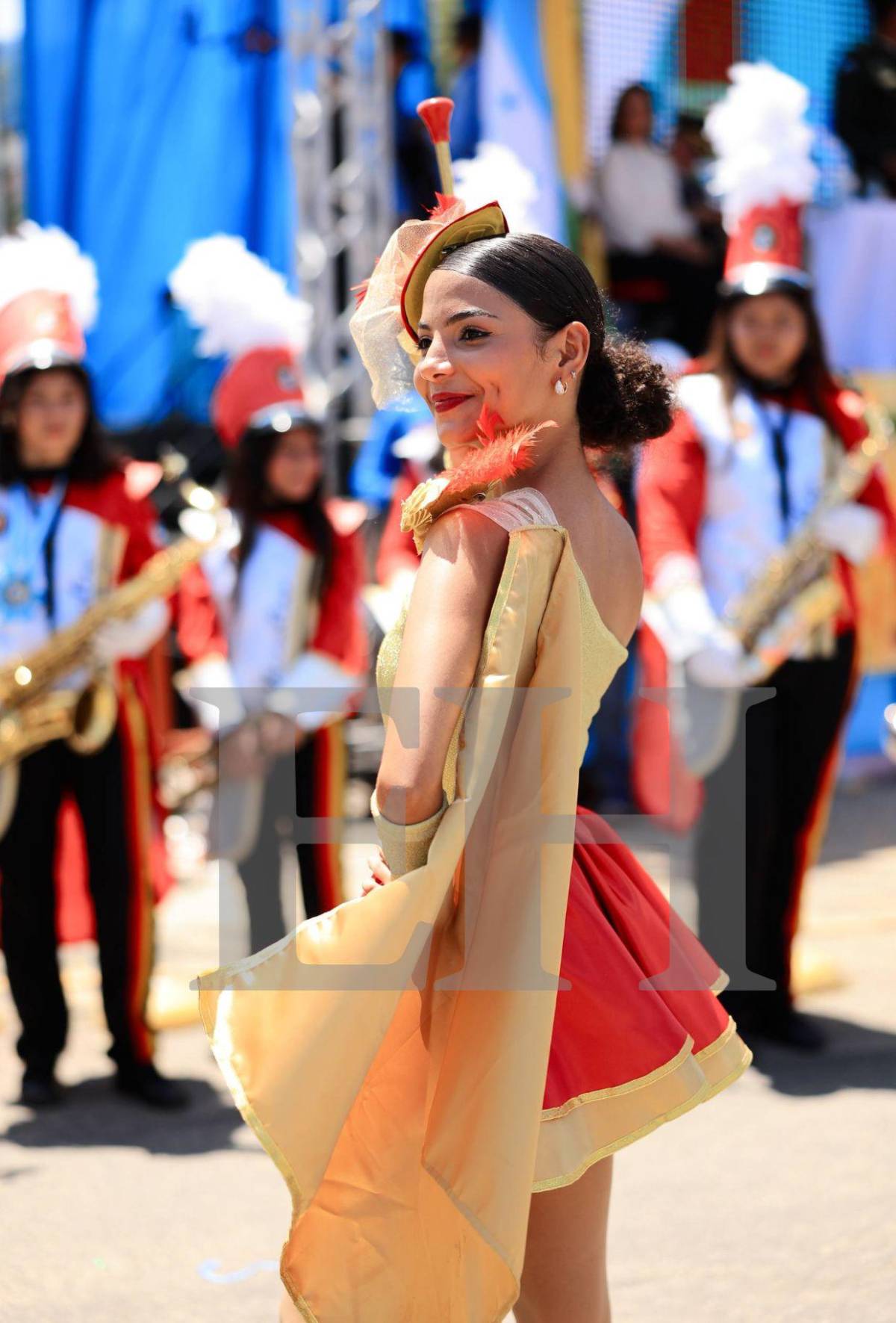 Las palillonas más bellas de los desfiles en San Pedro Sula este 2025