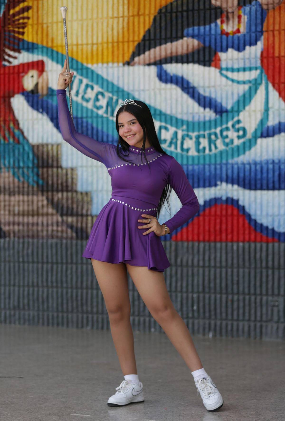 Palillonas del Central Vicente Cáceres se preparan para deslumbrar el 15 de septiembre