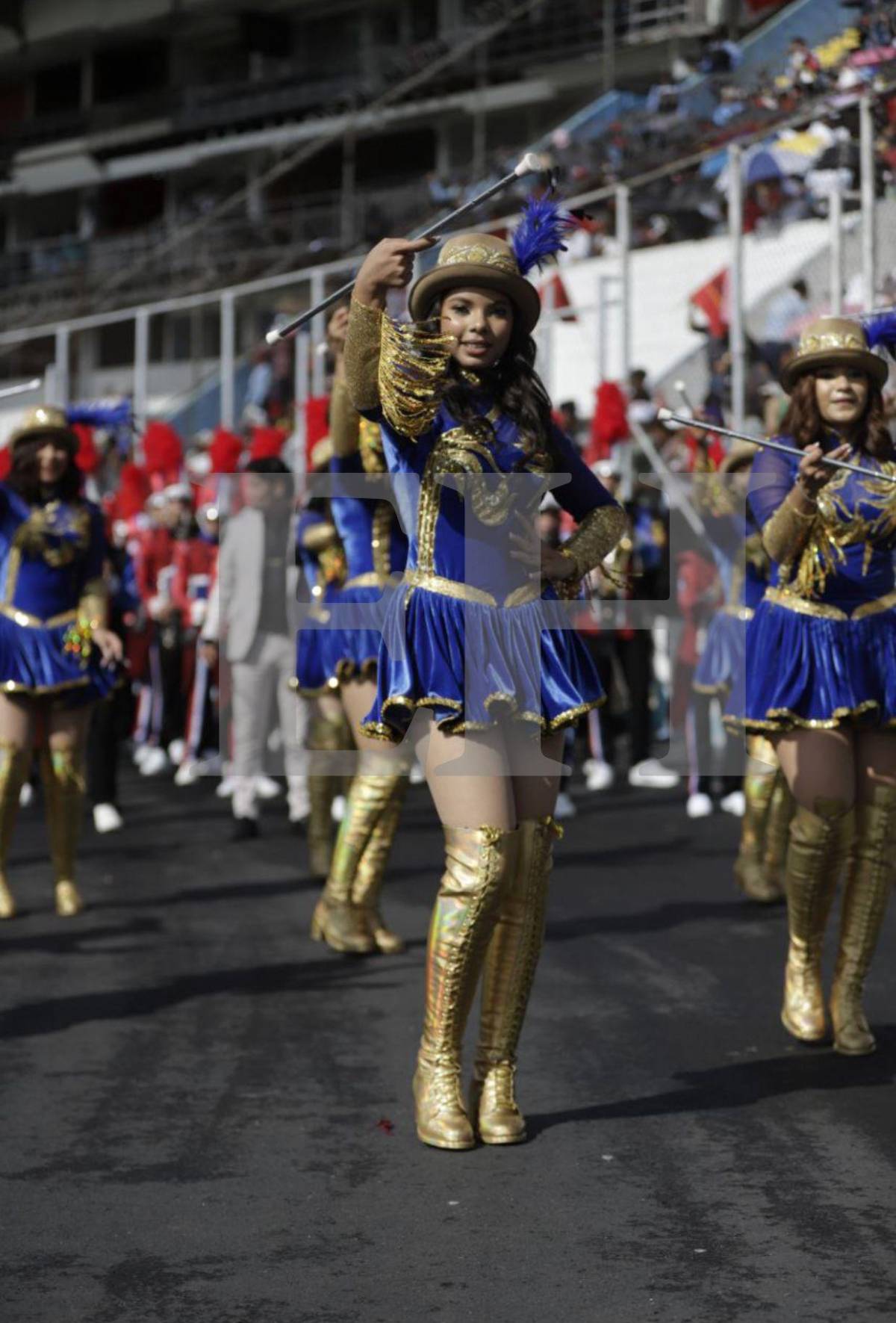 Angie Rodríguez, la hermosa palillona del Liceo Católico Santa María que cautivó en los desfiles de la capital