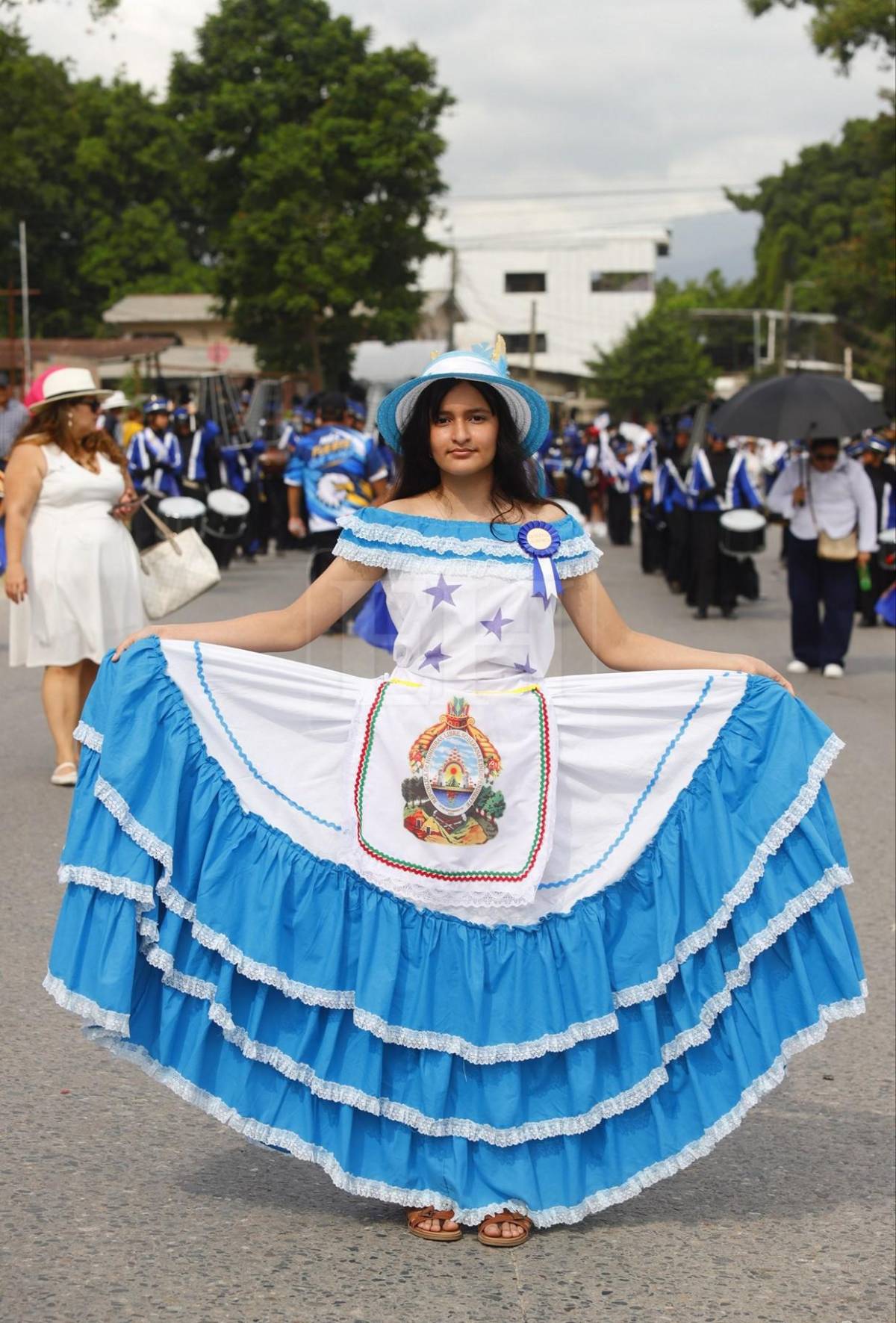 Trajes típicos, folclore y fervor patrio se apoderan de las calles de San Pedro Sula