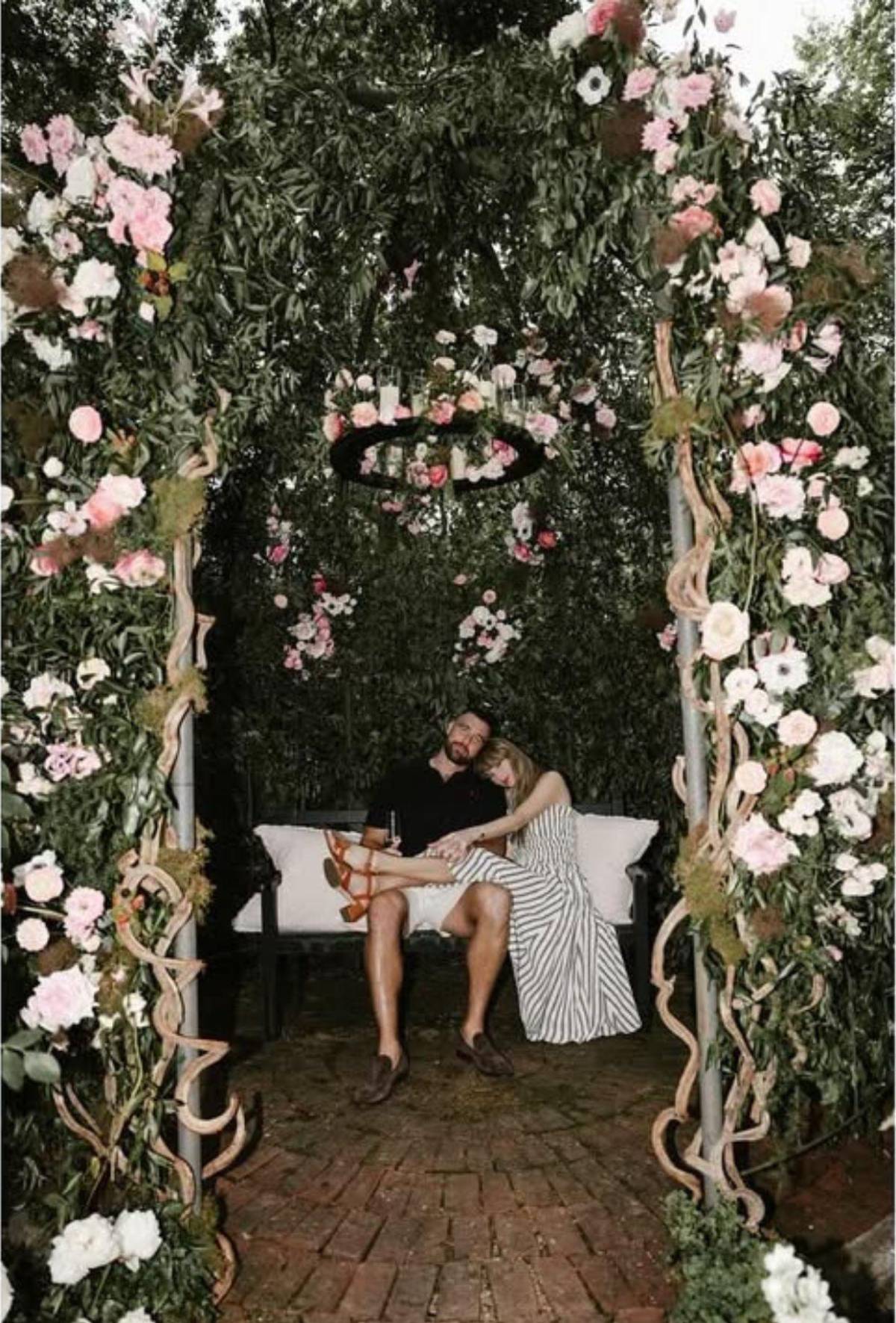 El impresionante costo del jardín que selló el compromiso de Taylor Swift y Travis Kelce