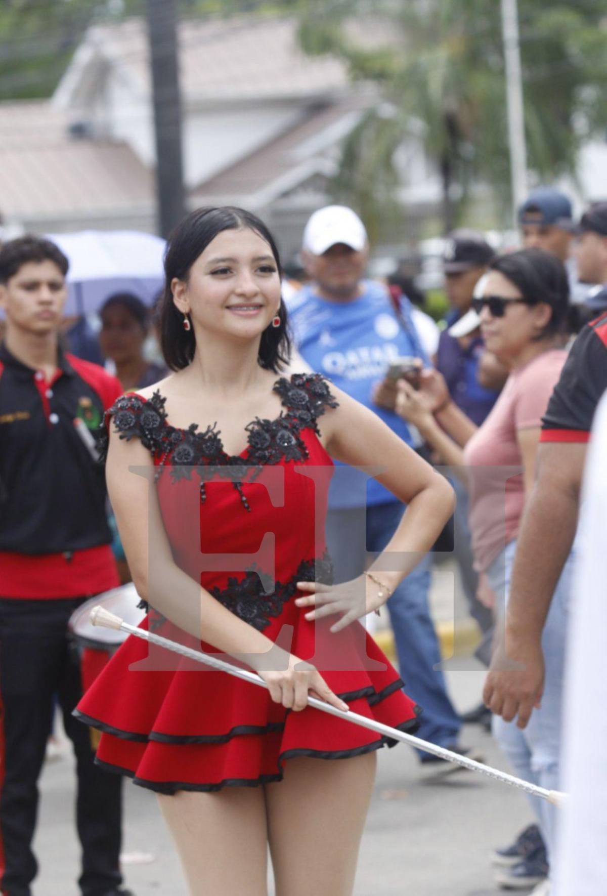 Las palillonas más bellas de los desfiles en San Pedro Sula este 2025