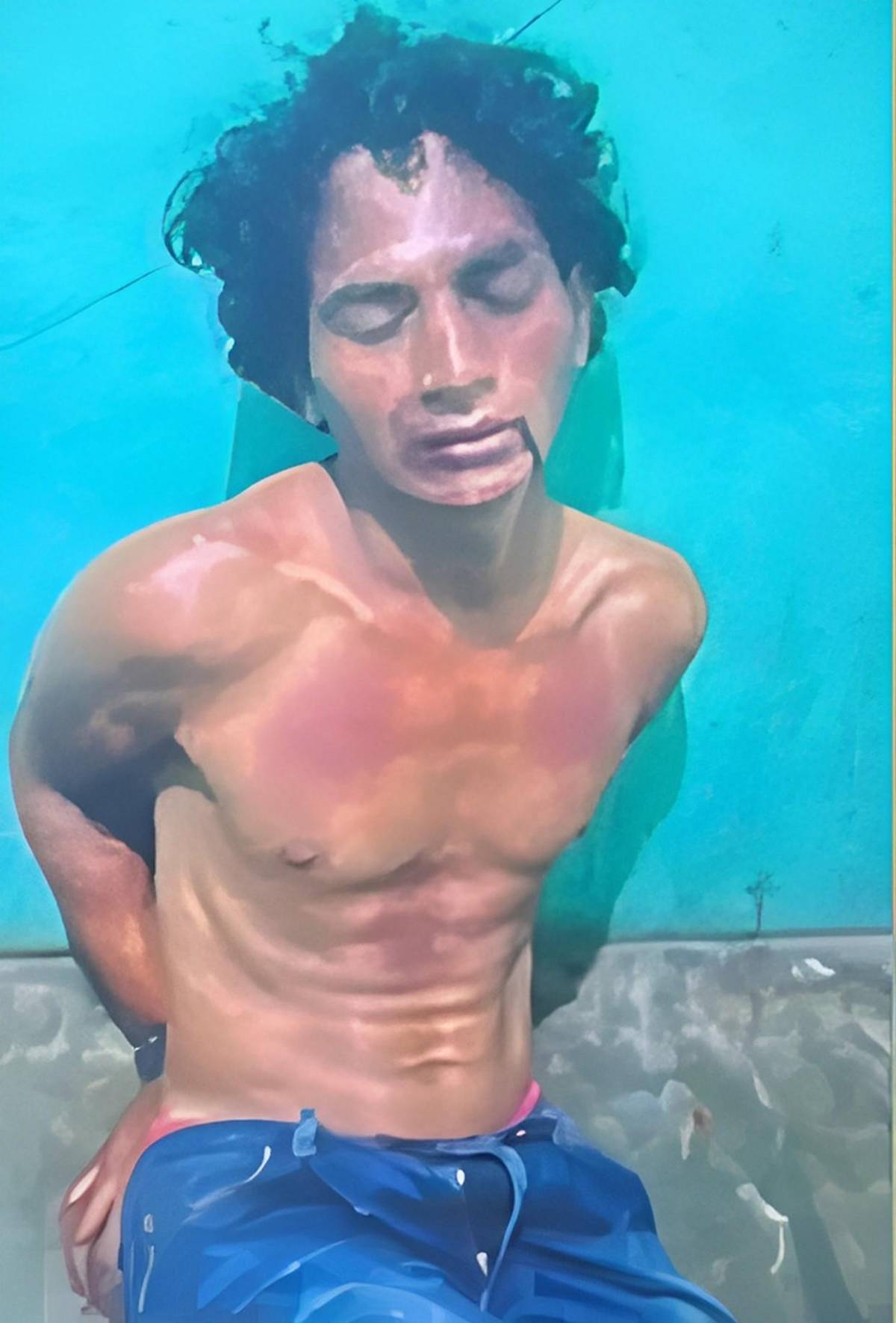 Con salsa de tomate fingió golpes y heridas para exigir pago de rescate a familiares