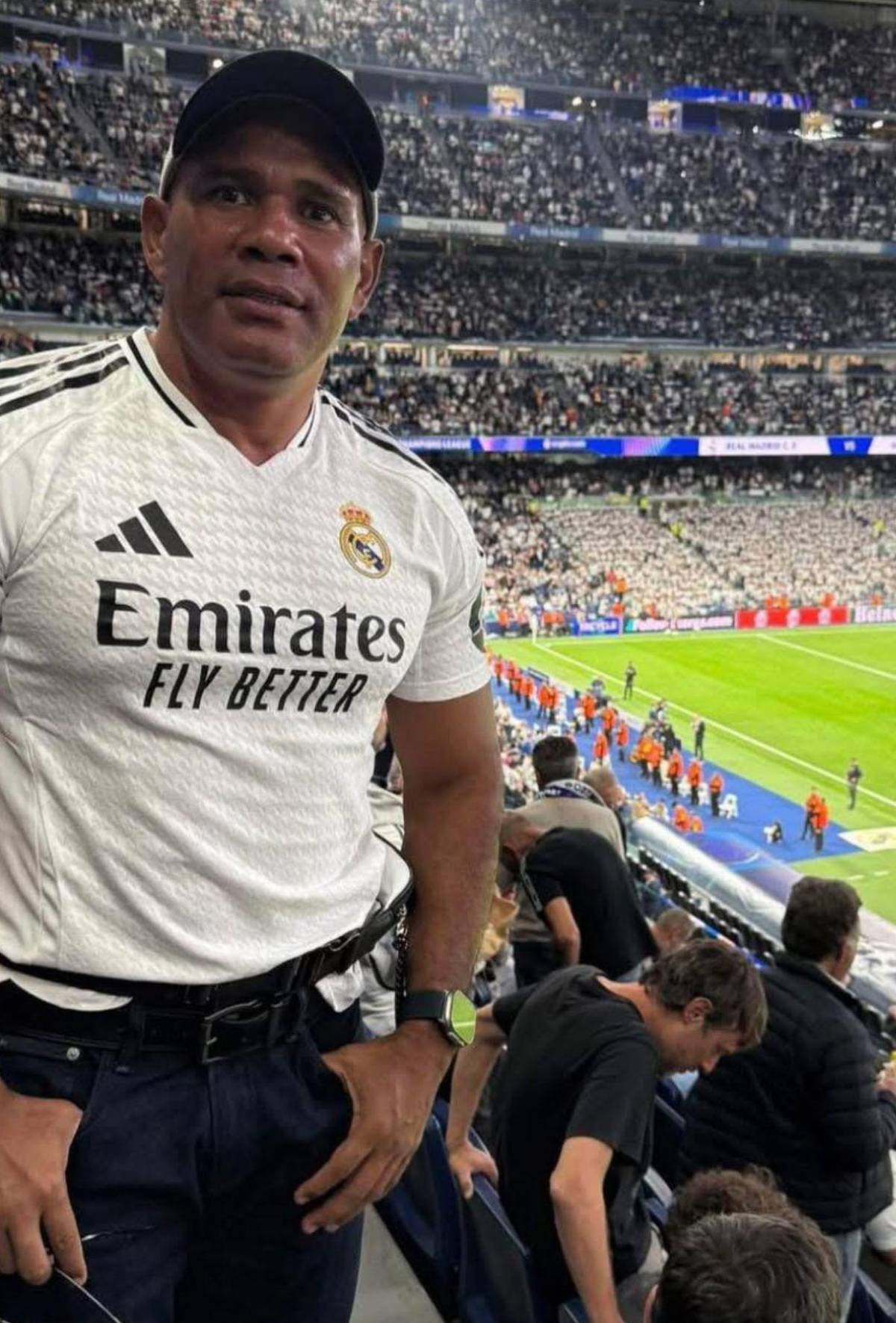 ¿Mario Moncada fue a España a ver al Real Madrid en Champions League?