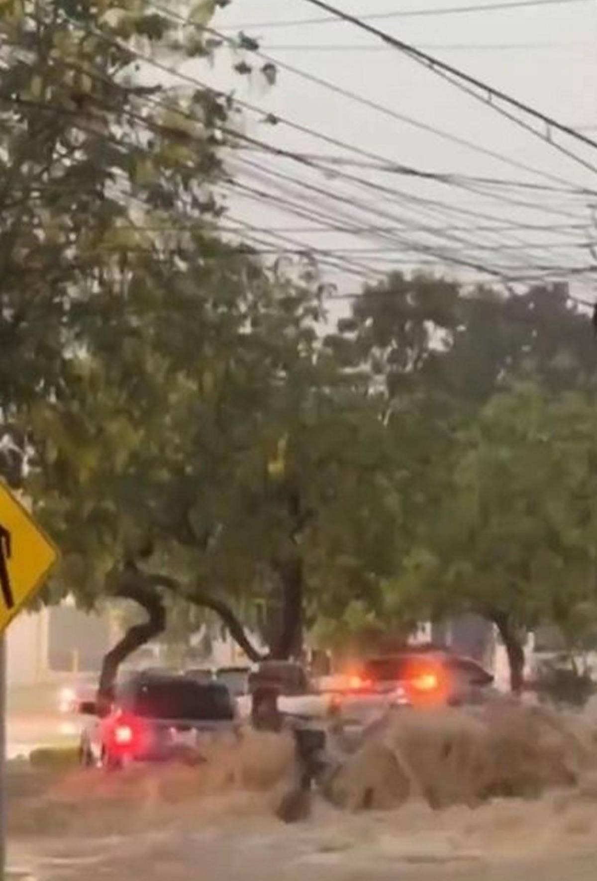 Parecía un tsunami: tormenta en San Pedro Sula dejó imágenes apocalípticas