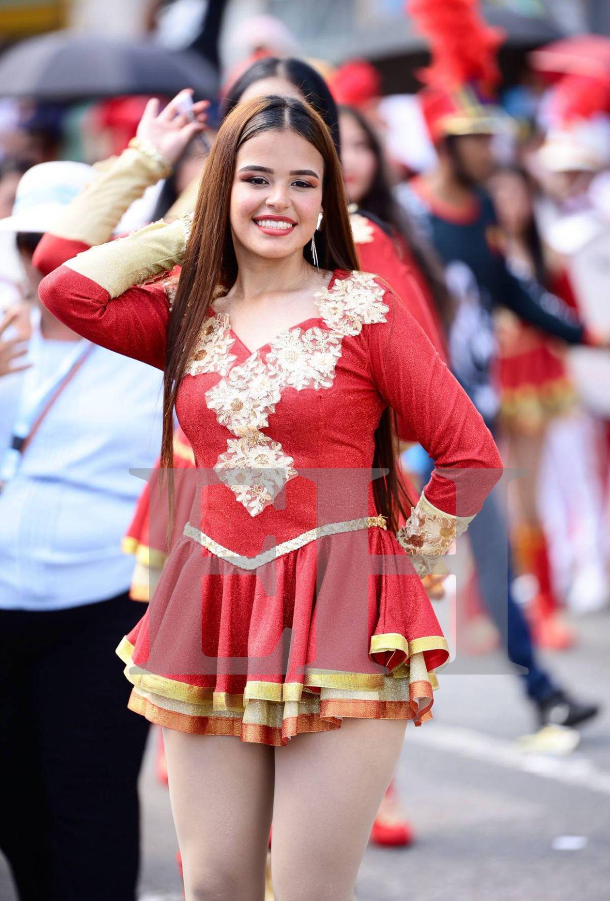 Las palillonas más bellas de los desfiles en San Pedro Sula este 2025