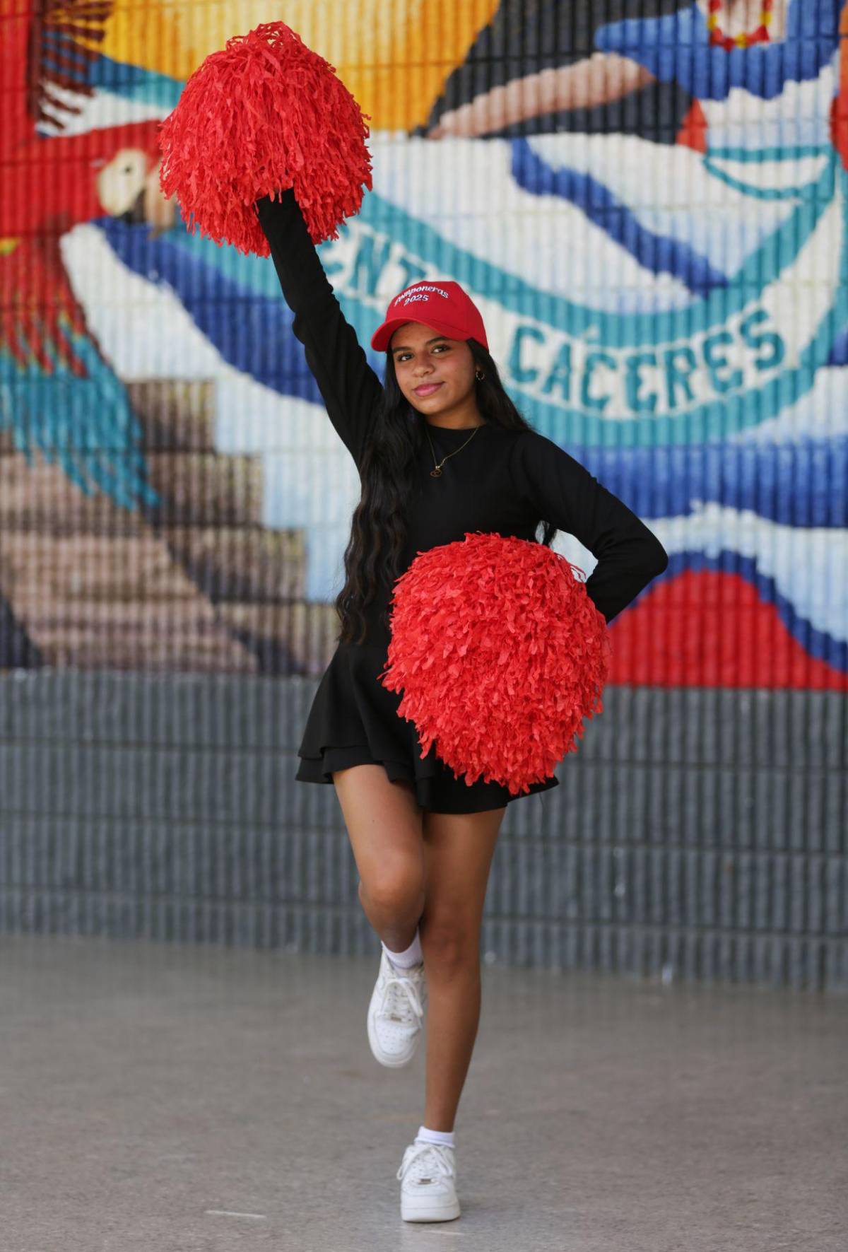 Ellas son las pomponeras del Instituto Central Vicente Cáceres este 2025: conócelas