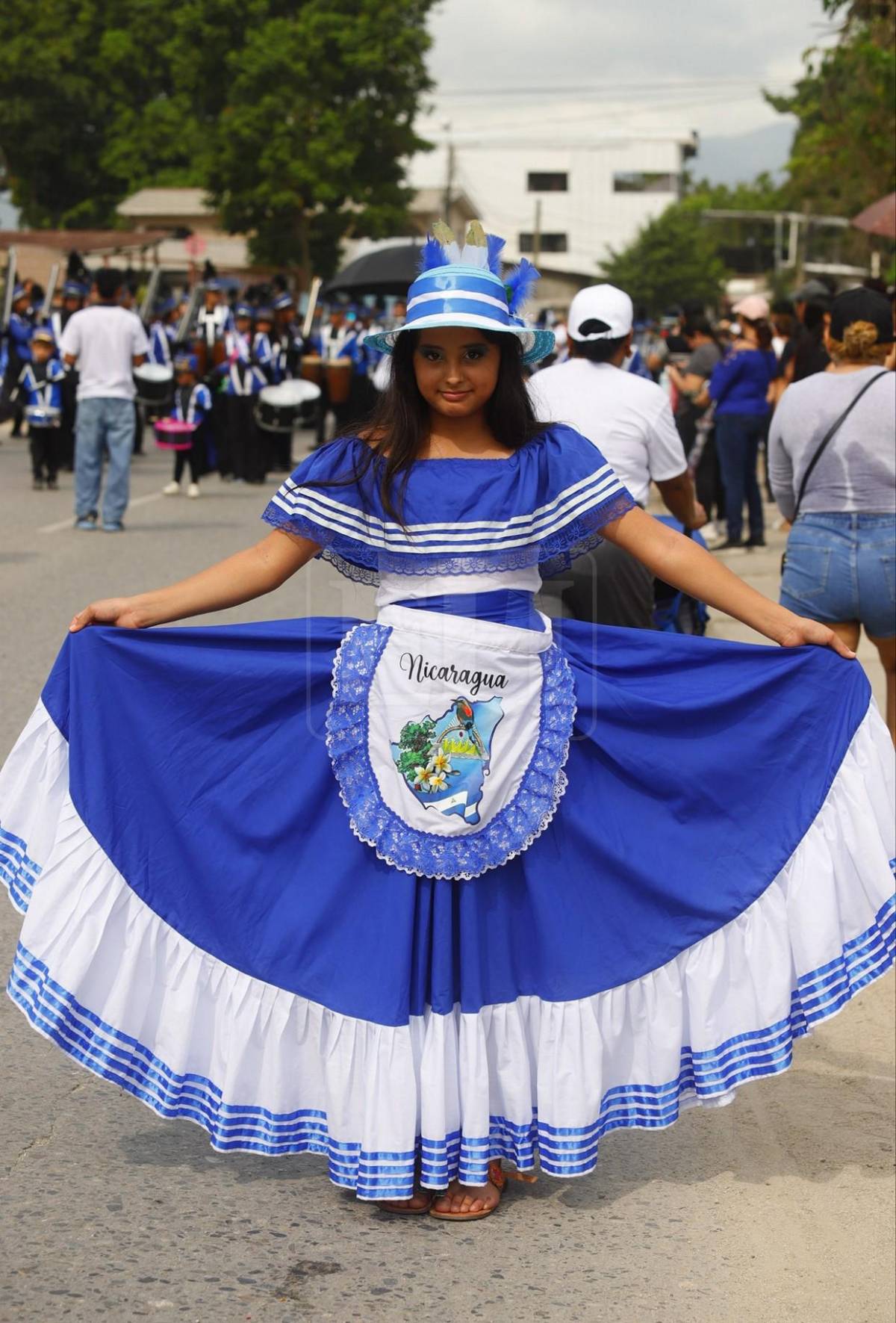 Trajes típicos, folclore y fervor patrio se apoderan de las calles de San Pedro Sula