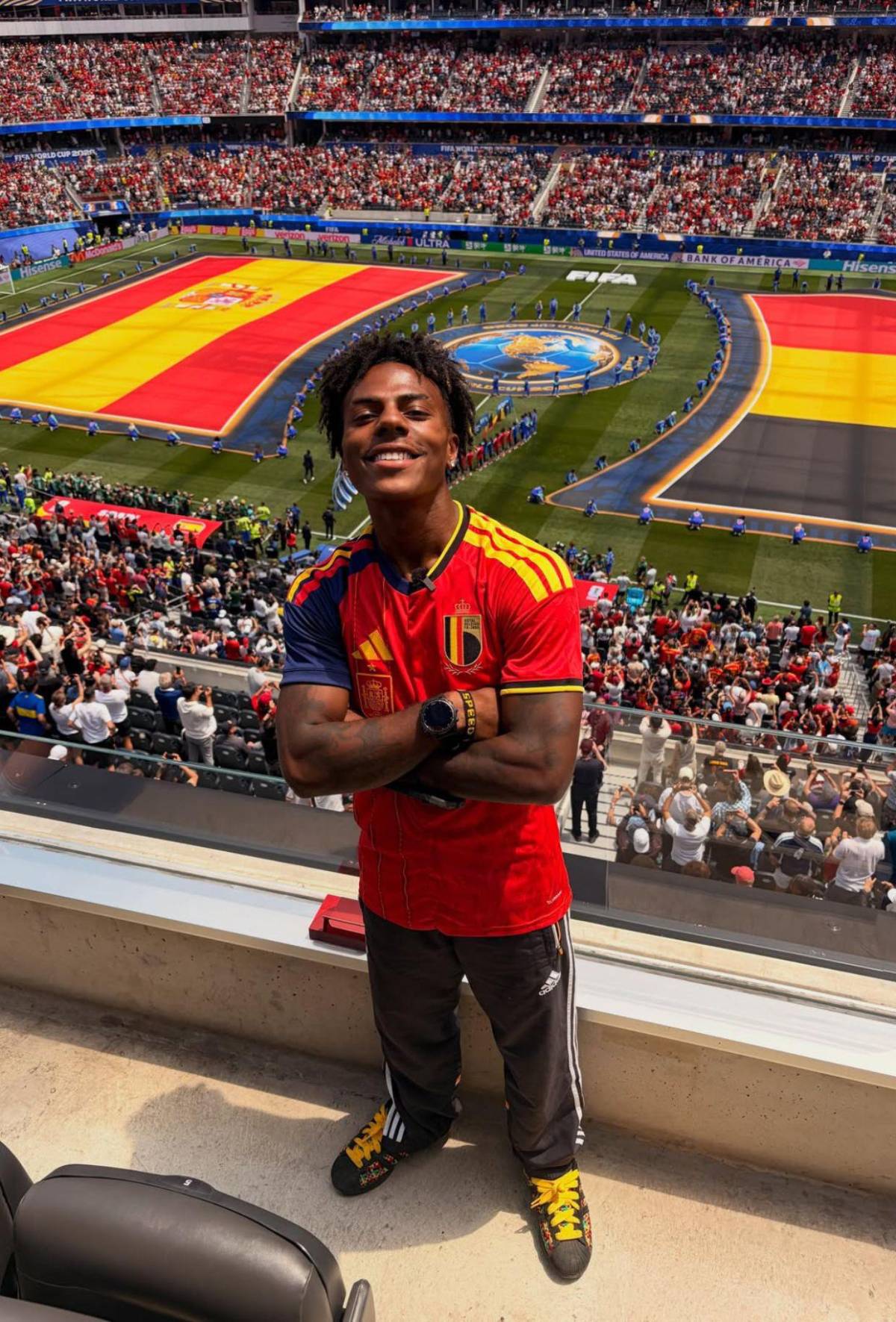 Así es IShowSpeed, el creador de contenido que actuó en la final del Mundial