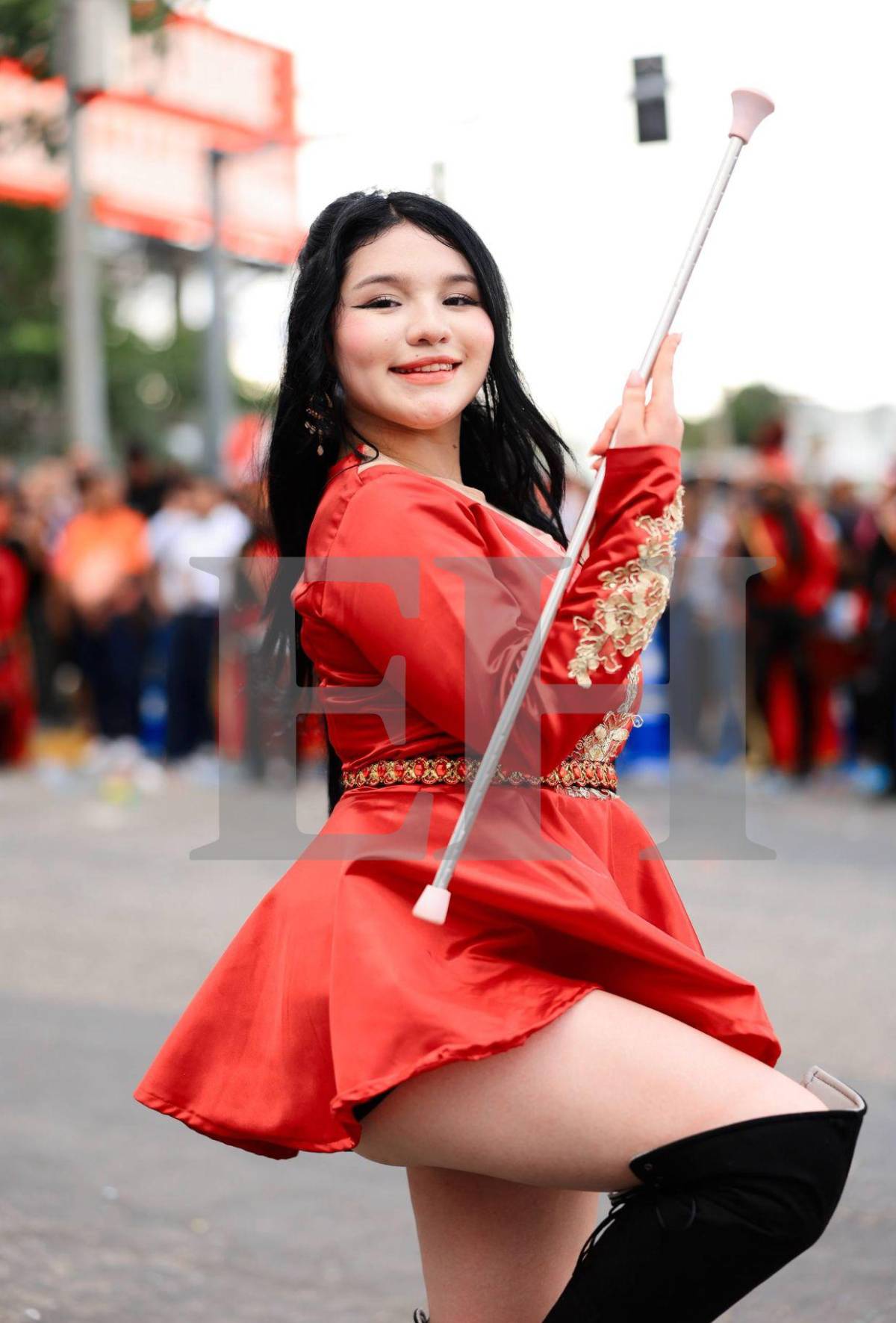 Las palillonas más bellas de los desfiles en San Pedro Sula este 2025