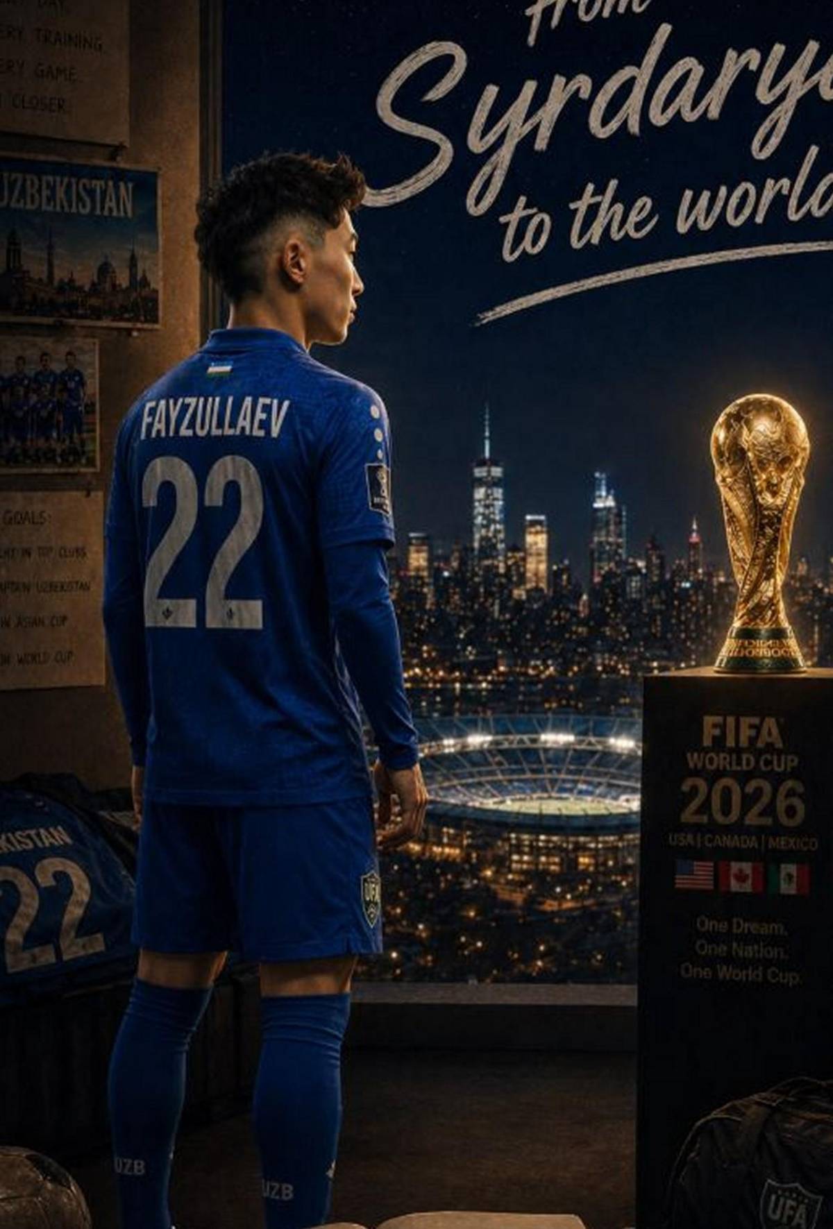 Abbosbek Fayzullaev, el jugador de Uzbekistán que comparan con Shin Fujiyama