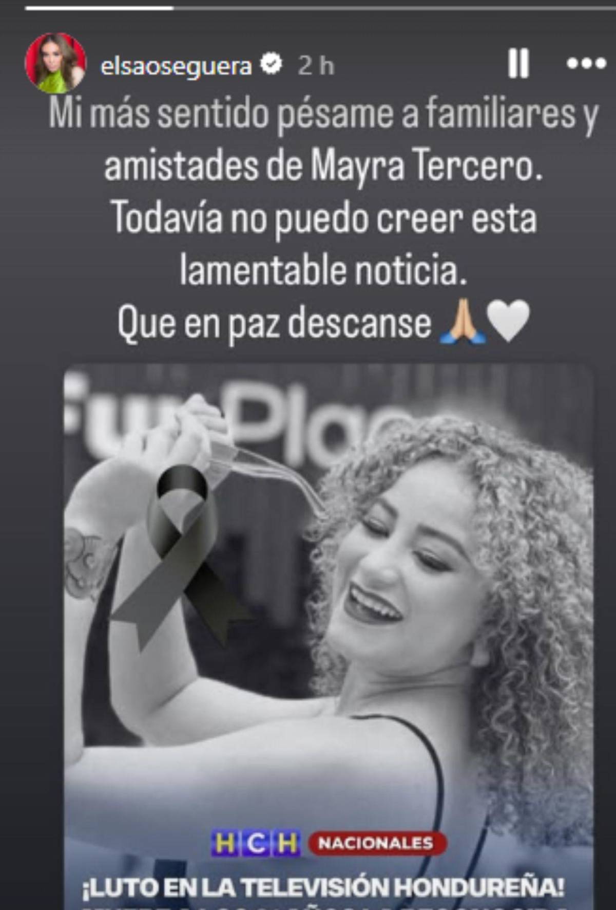 Periodistas, presentadores y creadores de contenido lloran muerte de Mayra Tercero