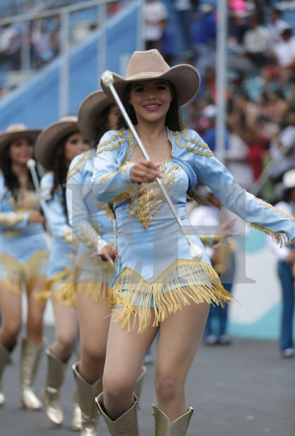 Las palillonas con los rostros más hermosos en los desfiles del 15 de septiembre en Tegucigalpa