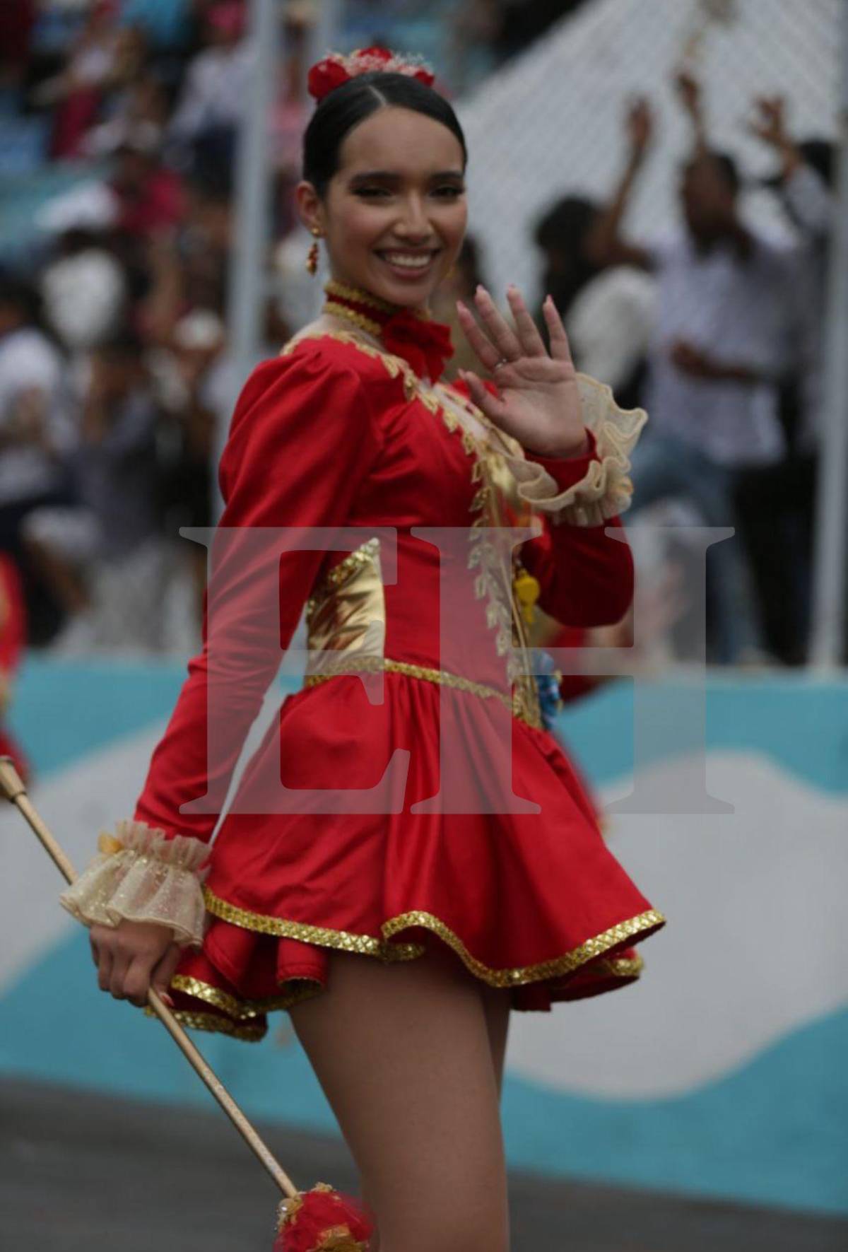 Las palillonas con los rostros más hermosos en los desfiles del 15 de septiembre en Tegucigalpa