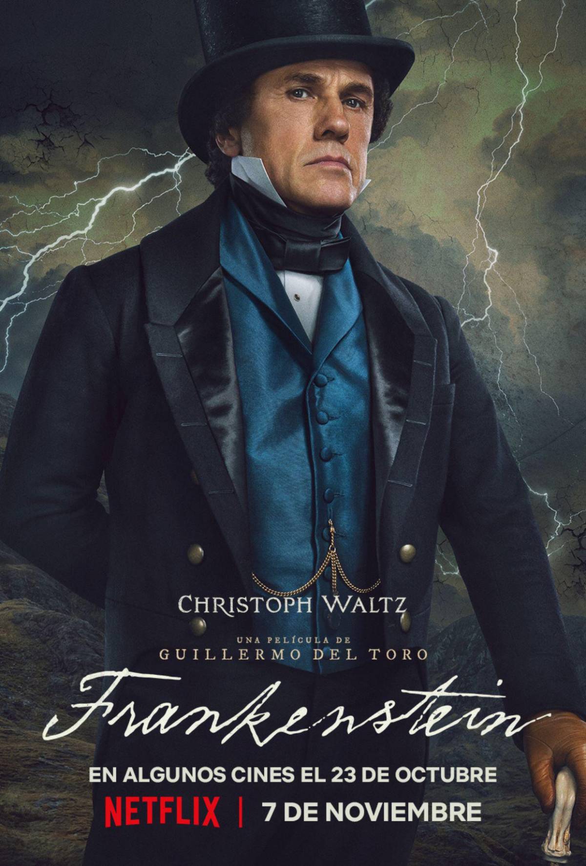 Frankenstein se acerca: Netflix publica nuevos posters oficiales