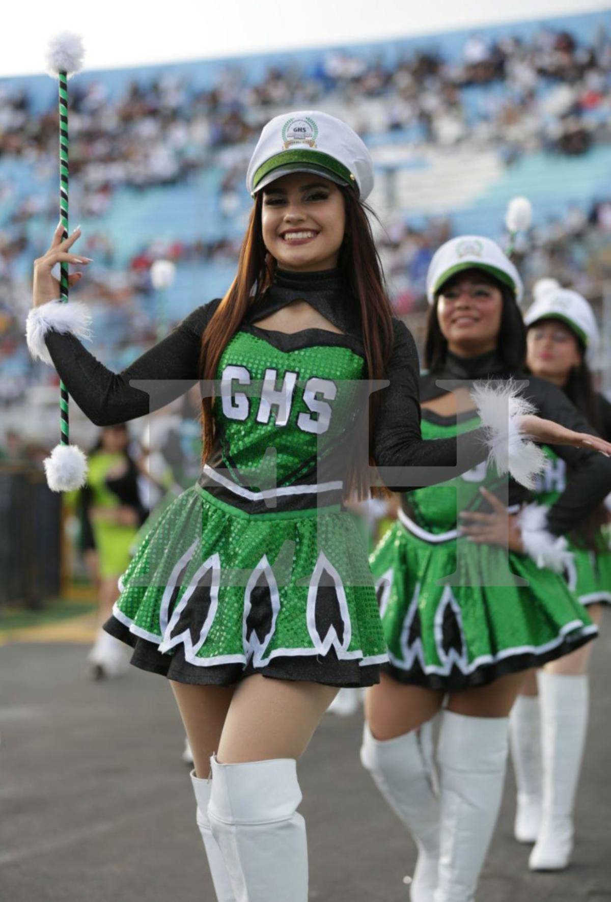 Las palillonas con los rostros más hermosos en los desfiles del 15 de septiembre en Tegucigalpa