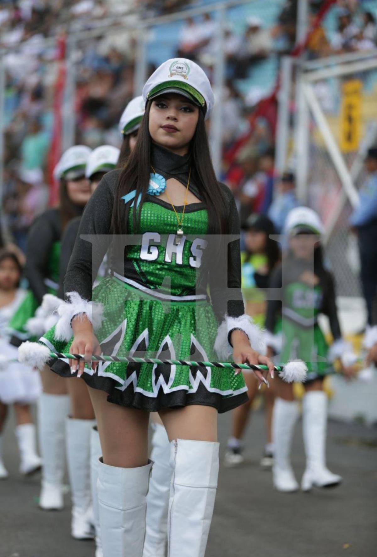 Las palillonas con los rostros más hermosos en los desfiles del 15 de septiembre en Tegucigalpa