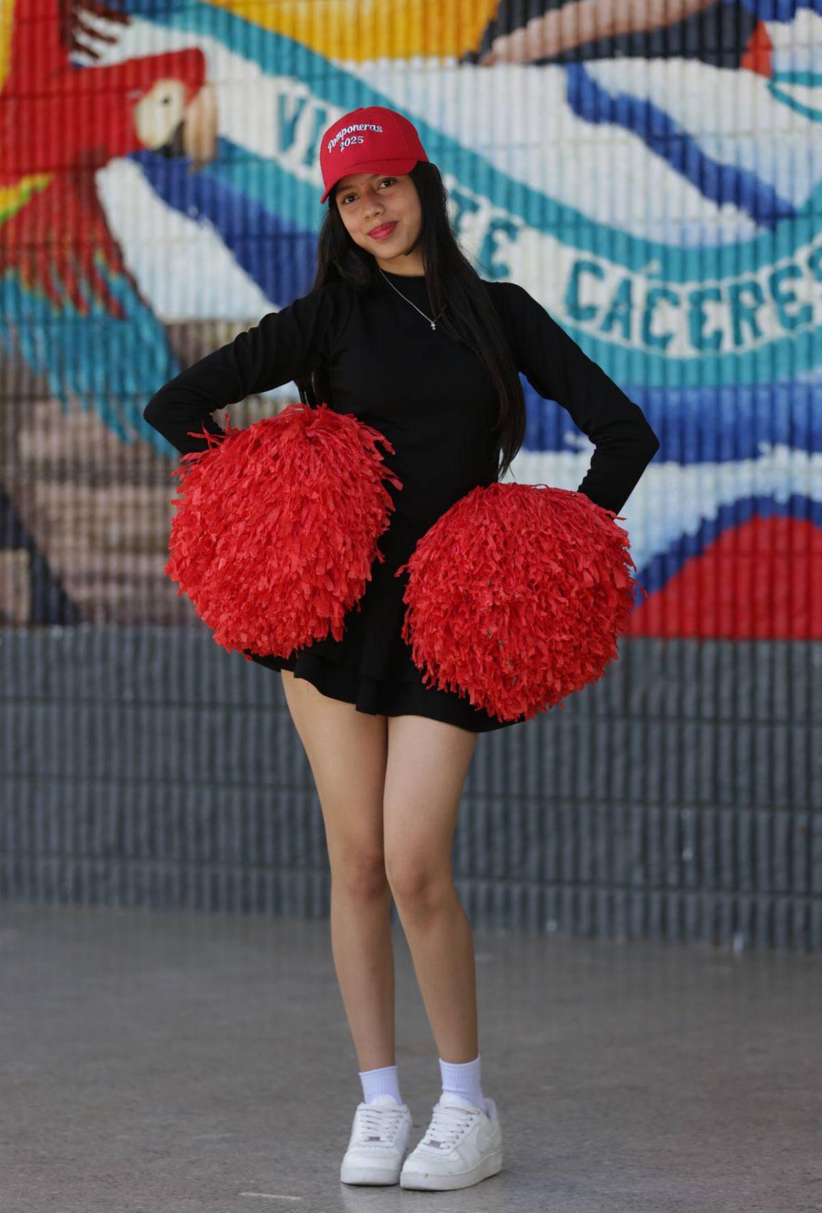 Ellas son las pomponeras del Instituto Central Vicente Cáceres este 2025: conócelas