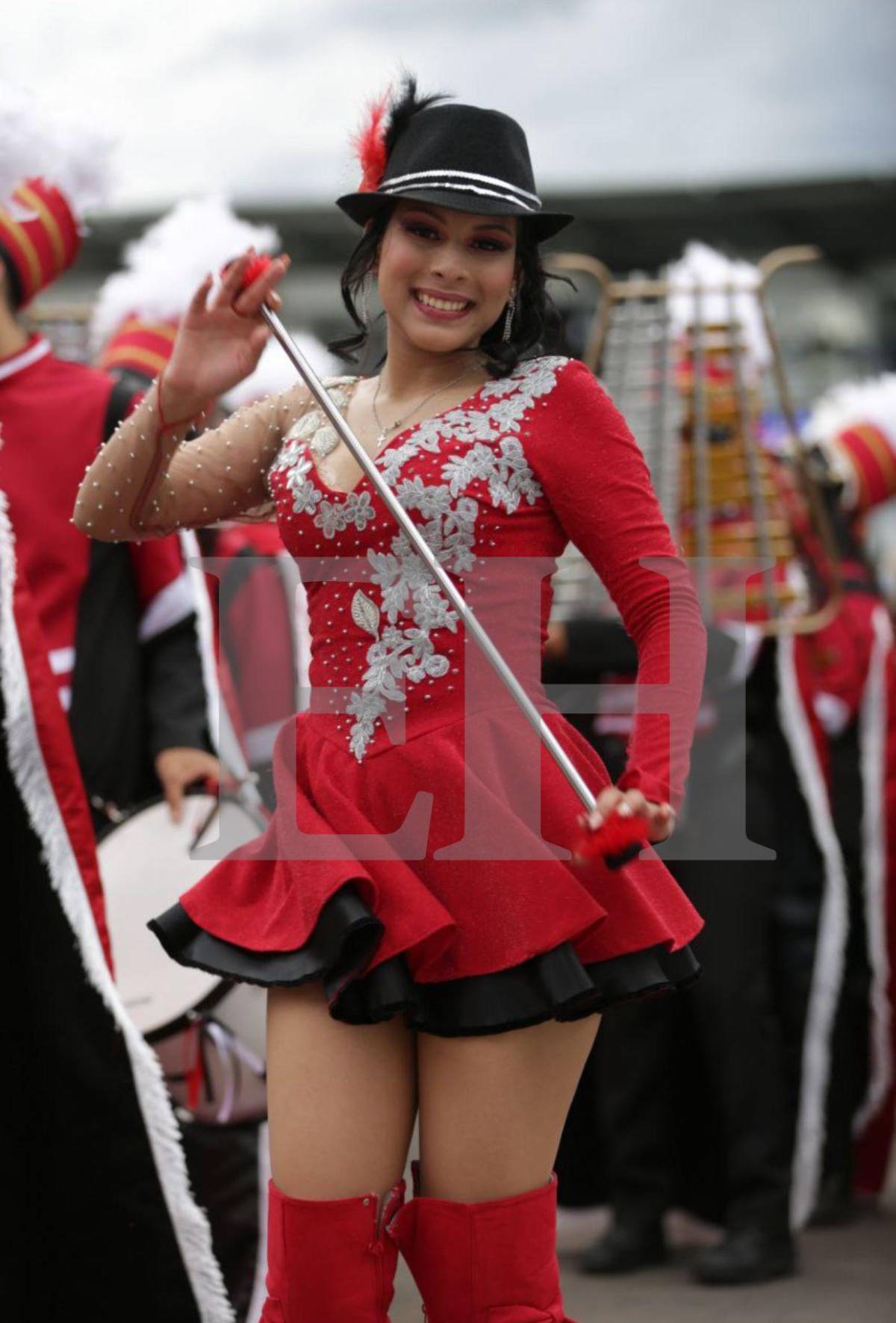 Las palillonas con los rostros más hermosos en los desfiles del 15 de septiembre en Tegucigalpa