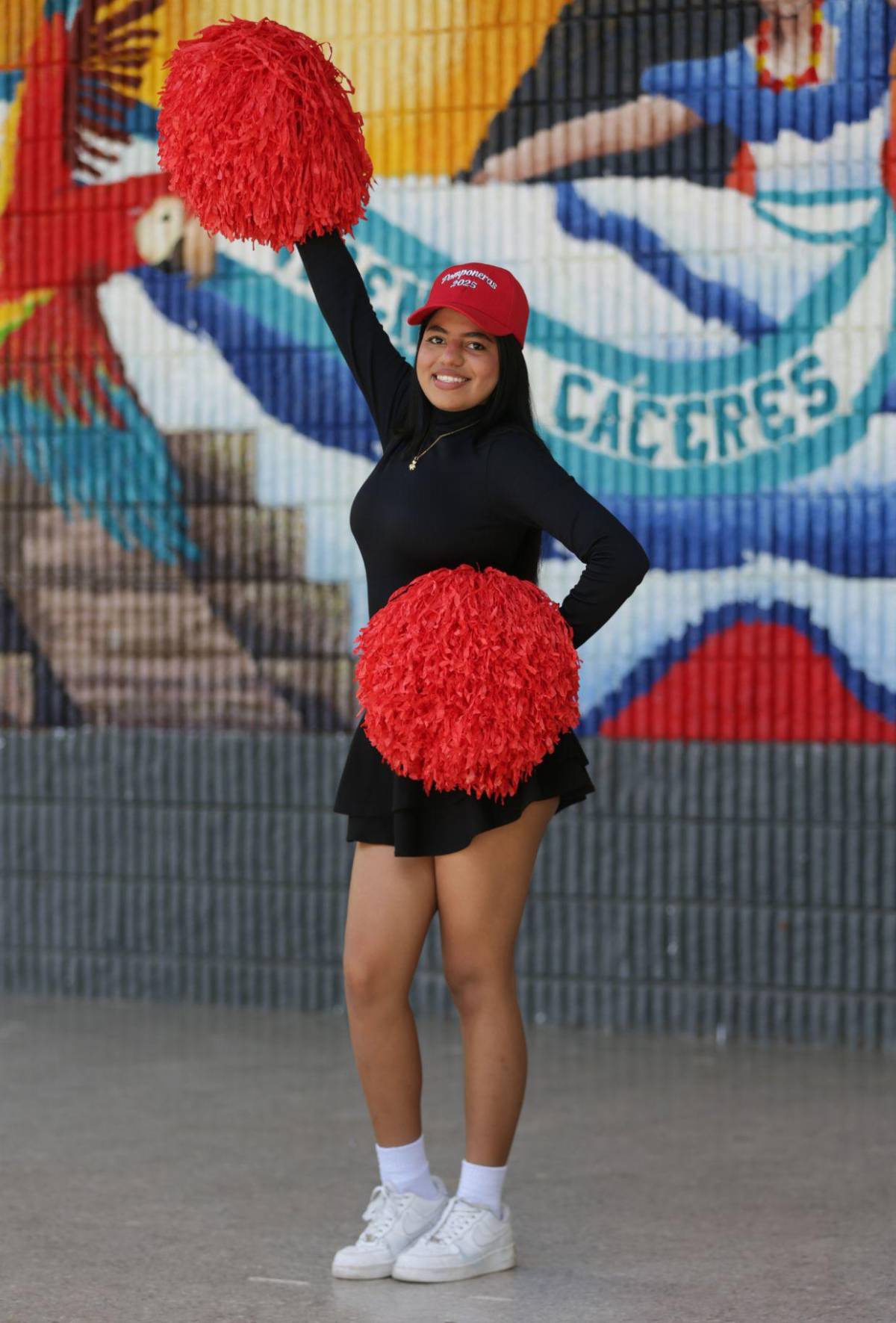 Ellas son las pomponeras del Instituto Central Vicente Cáceres este 2025: conócelas