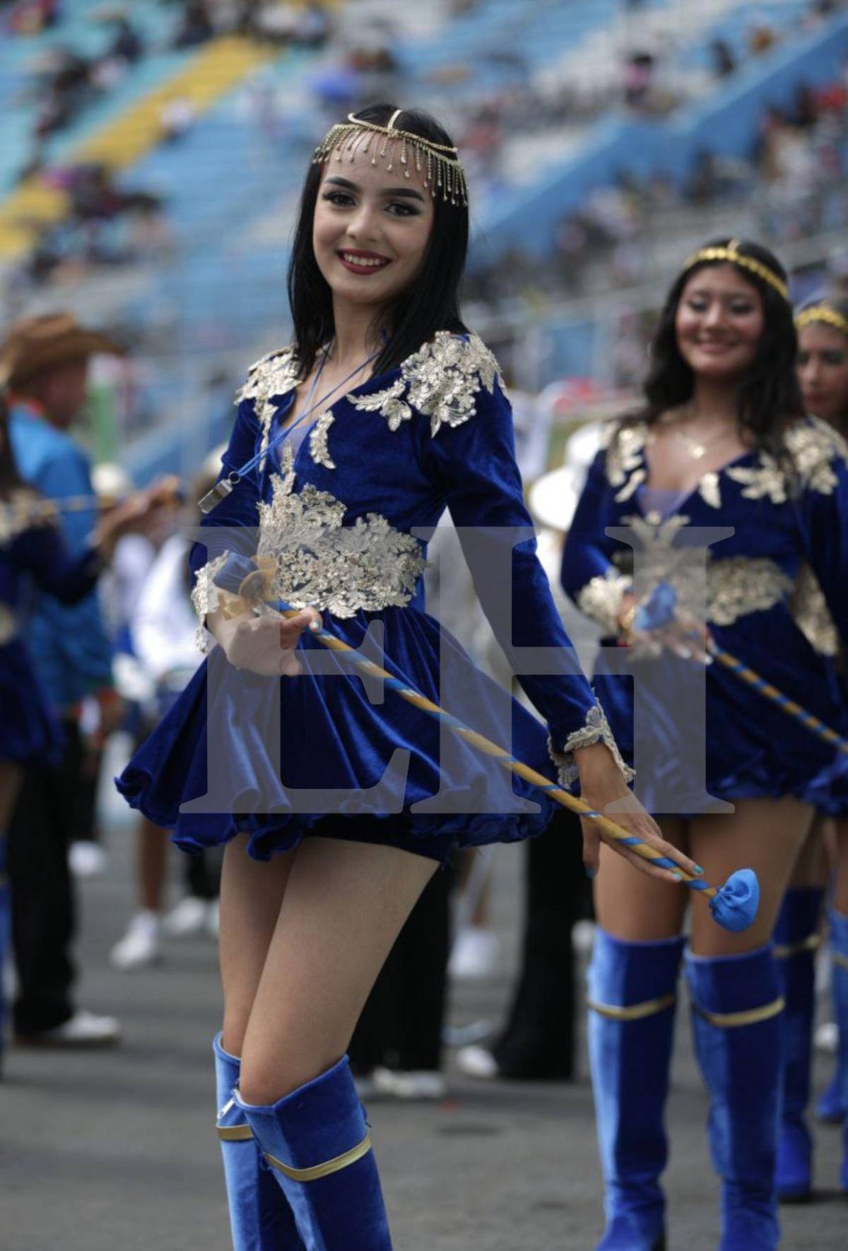 Las palillonas con los rostros más hermosos en los desfiles del 15 de septiembre en Tegucigalpa